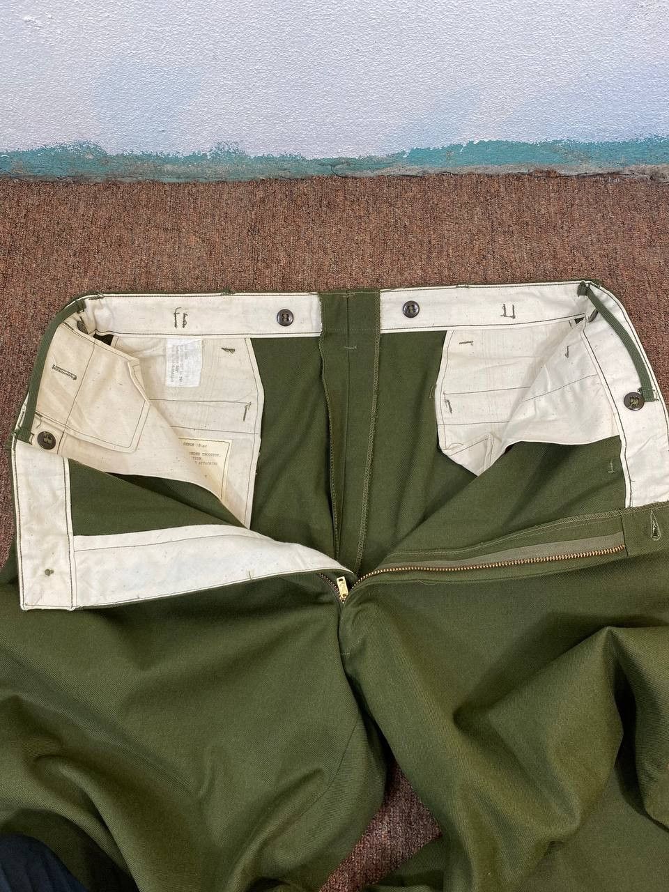 Vintage vintage us army wool pants 18 oz talon zipper Size US 40 / EU 56 - 10 Thumbnail