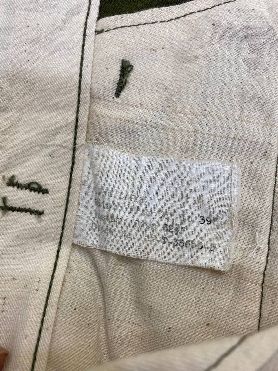 Vintage vintage us army wool pants 18 oz talon zipper Size US 40 / EU 56 - 11 Thumbnail