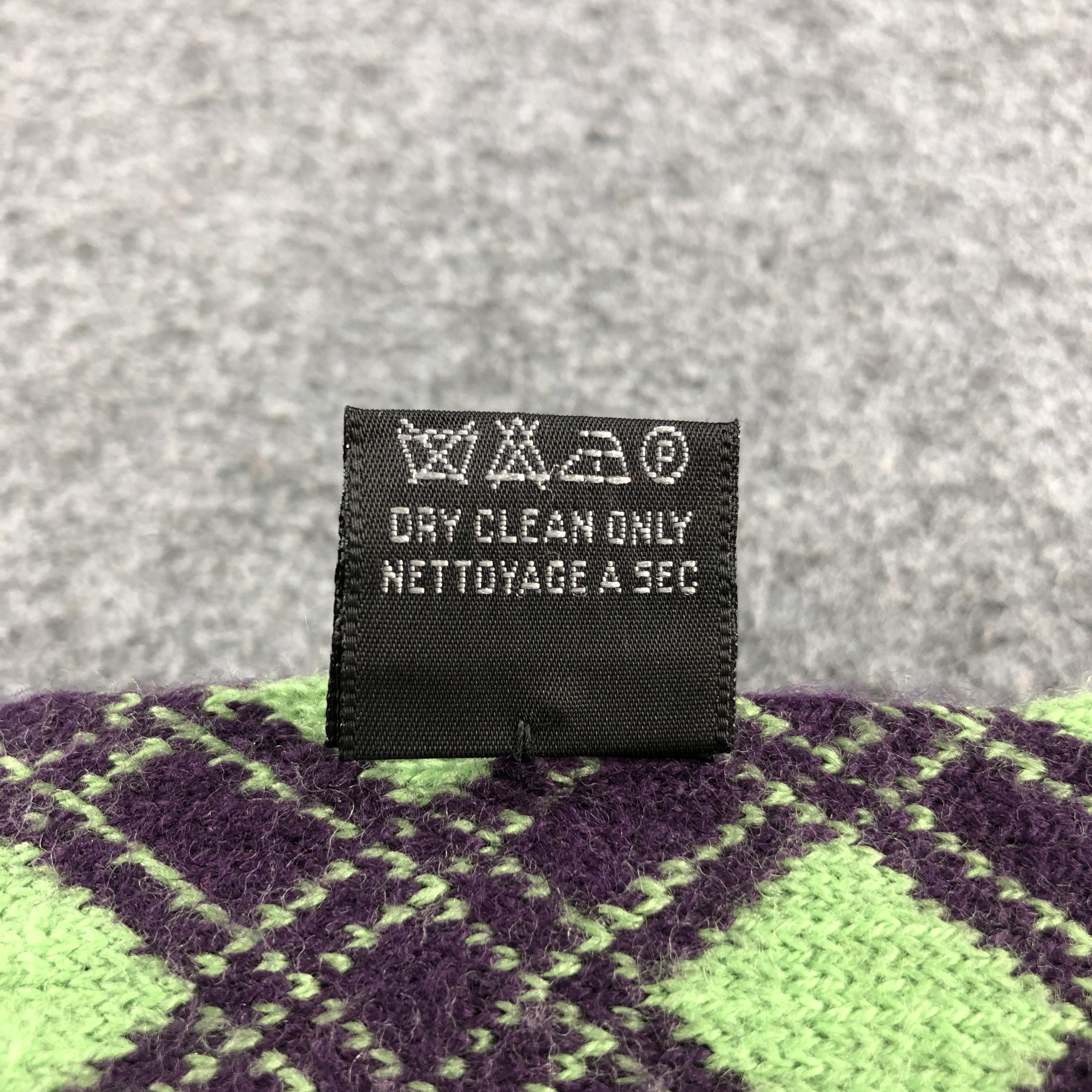 United Arrows United Arrows Argyle Wool Scarf Muffler V786 Size ONE SIZE - 7 Thumbnail