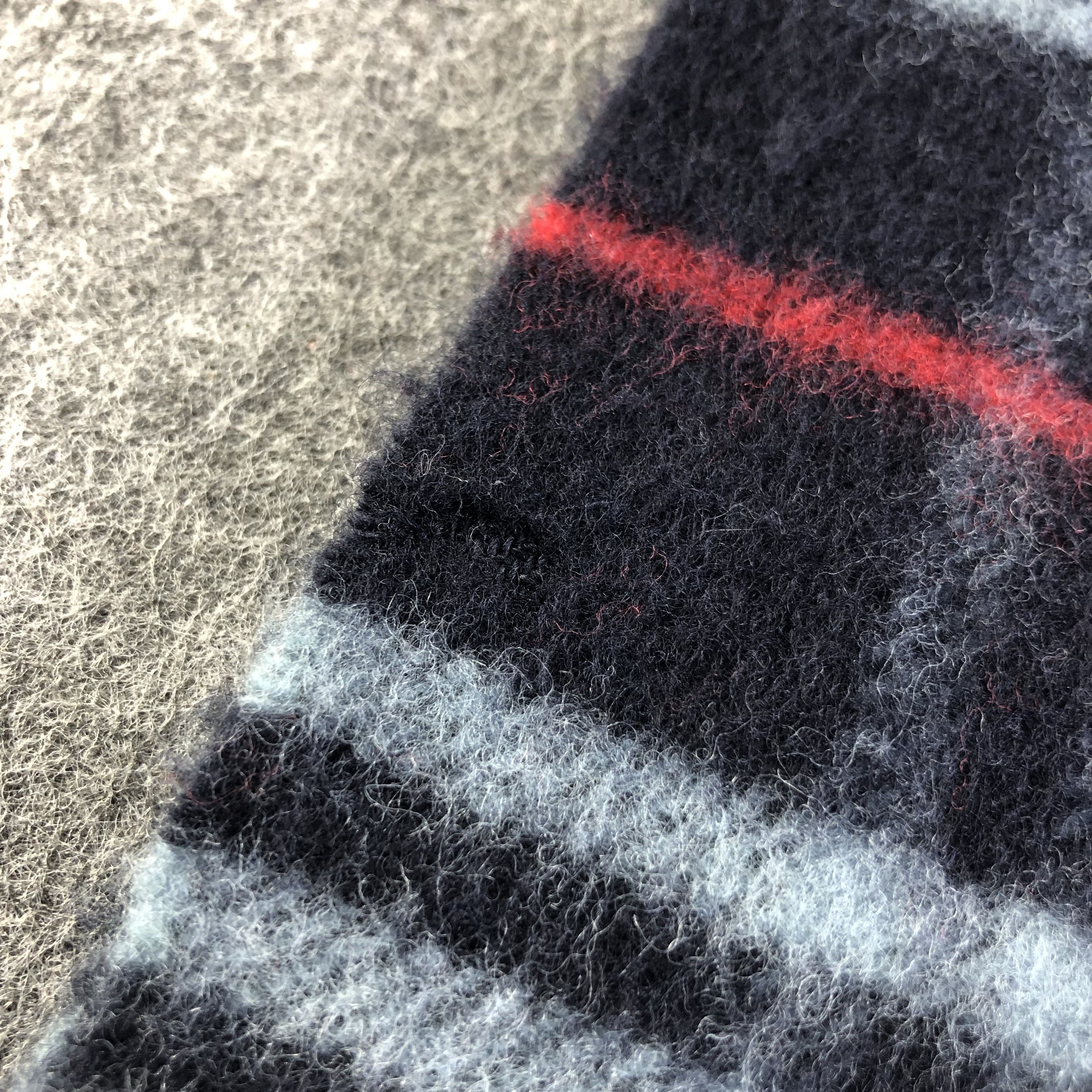 Burberry Burberry Blue Nova Check Wool Scarf Muffler V1597 Size ONE SIZE - 6 Thumbnail