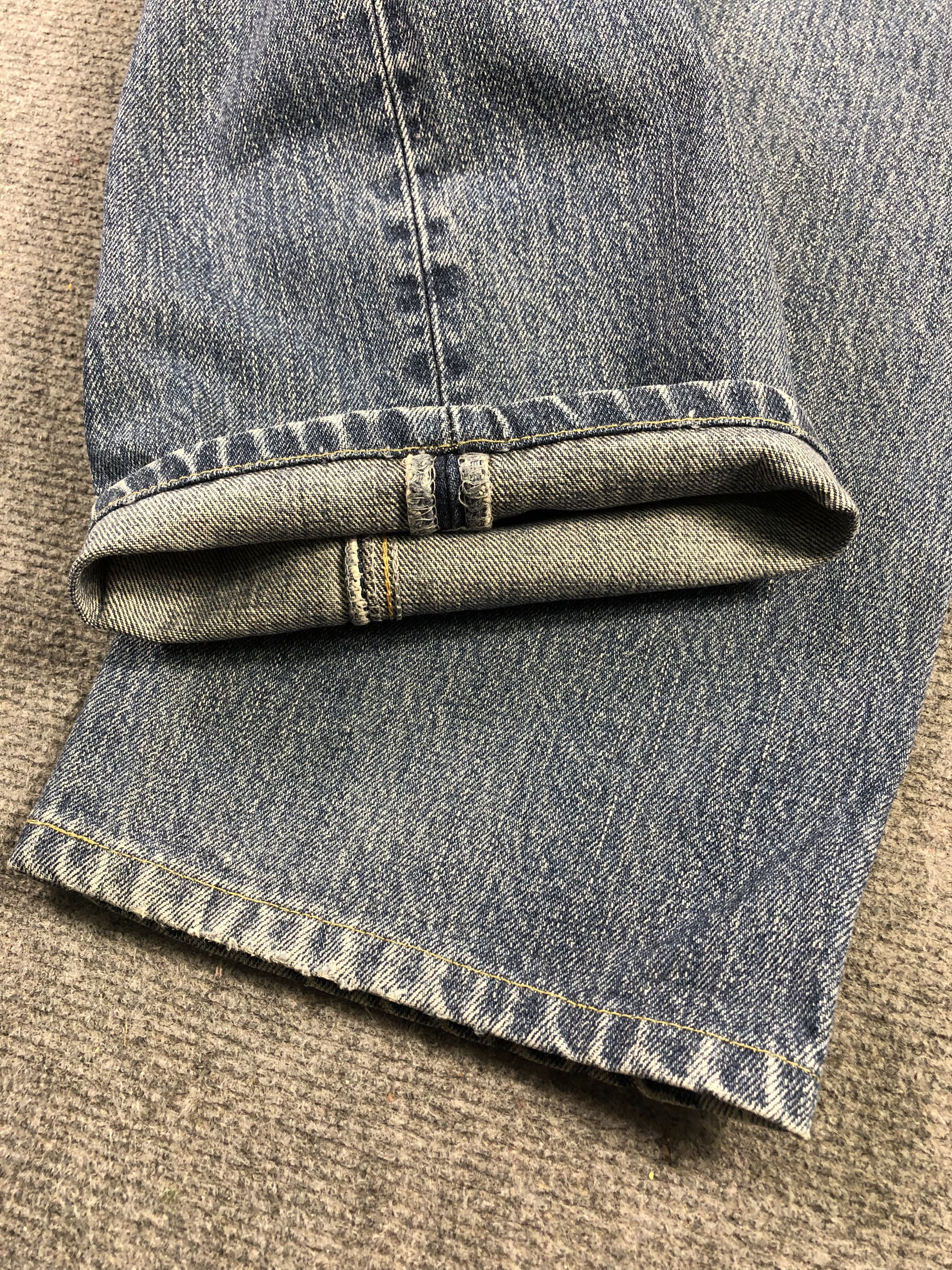 Wash Blue Lee Riders Denim Jeans 34x26.5