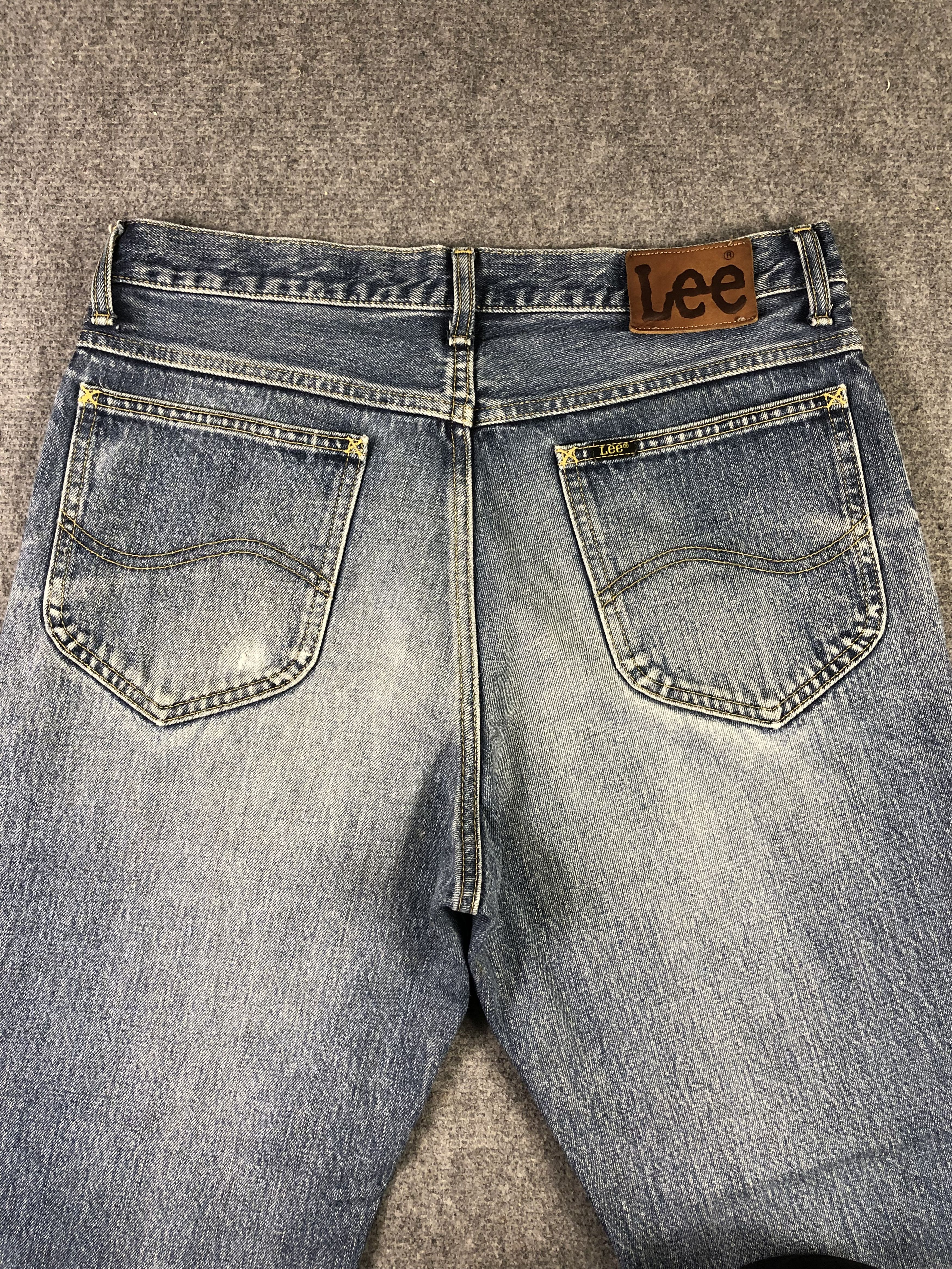 Wash Blue Lee Riders Denim Jeans 34x26.5