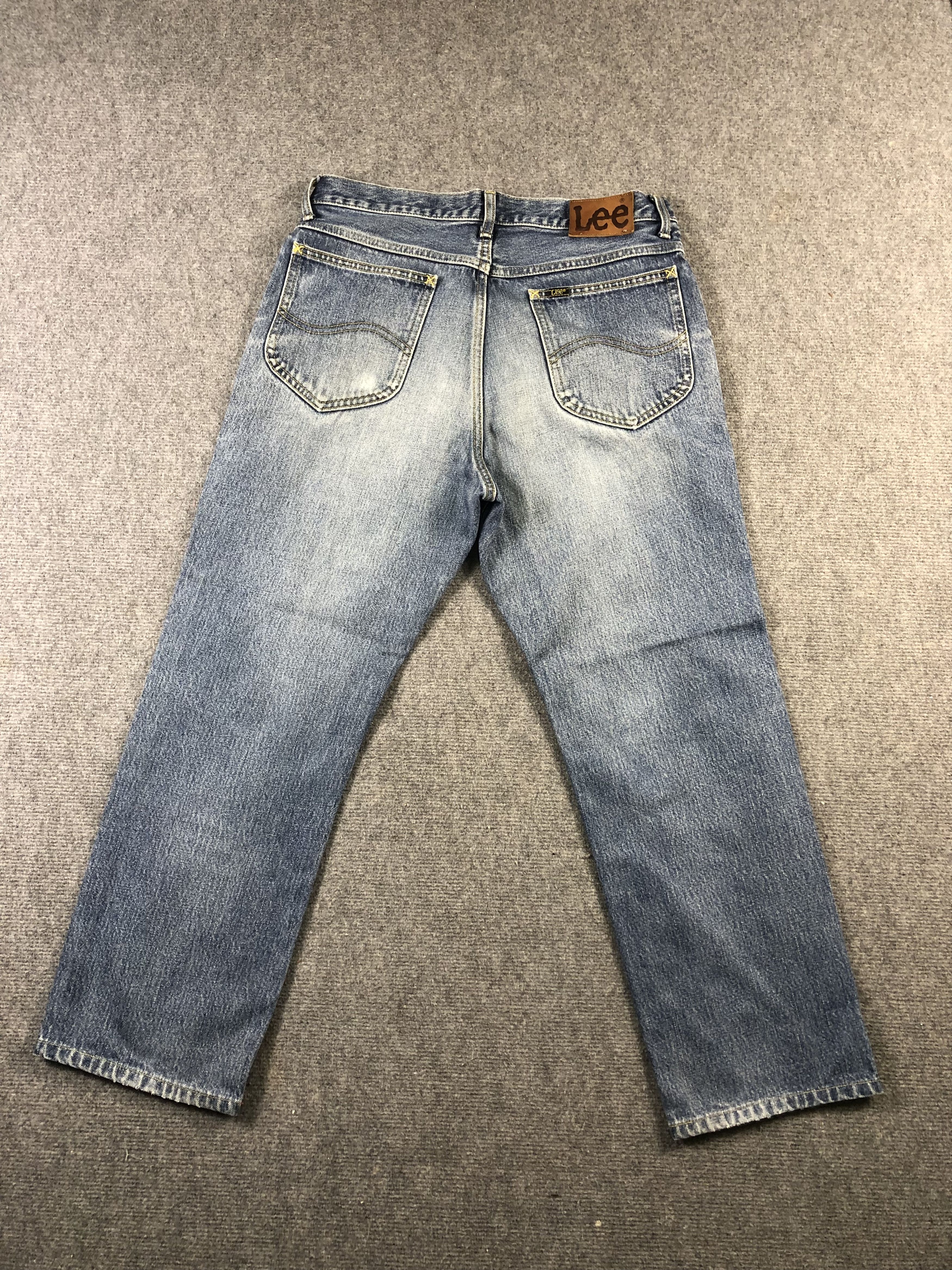 Wash Blue Lee Riders Denim Jeans 34x26.5