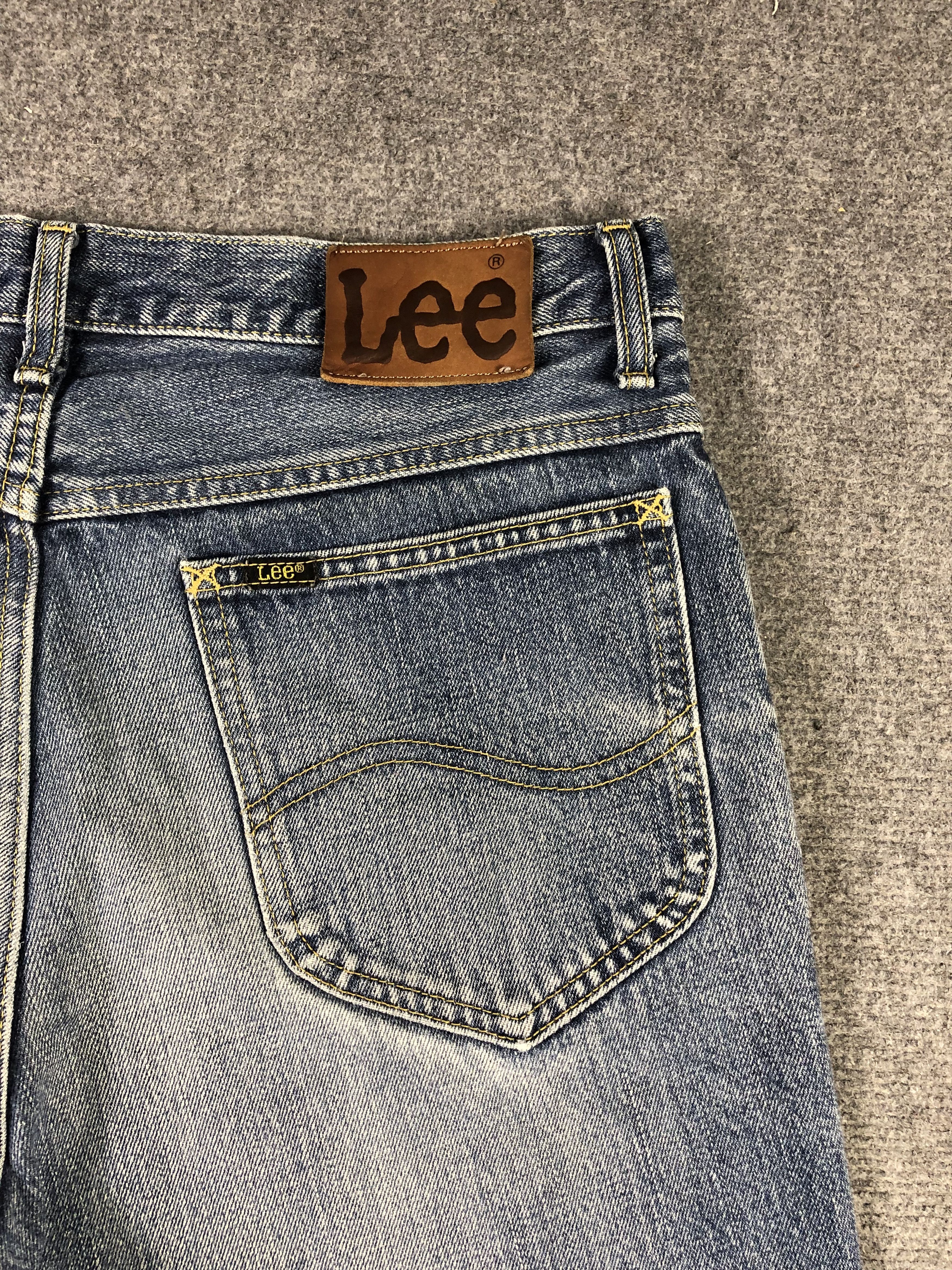 Wash Blue Lee Riders Denim Jeans 34x26.5