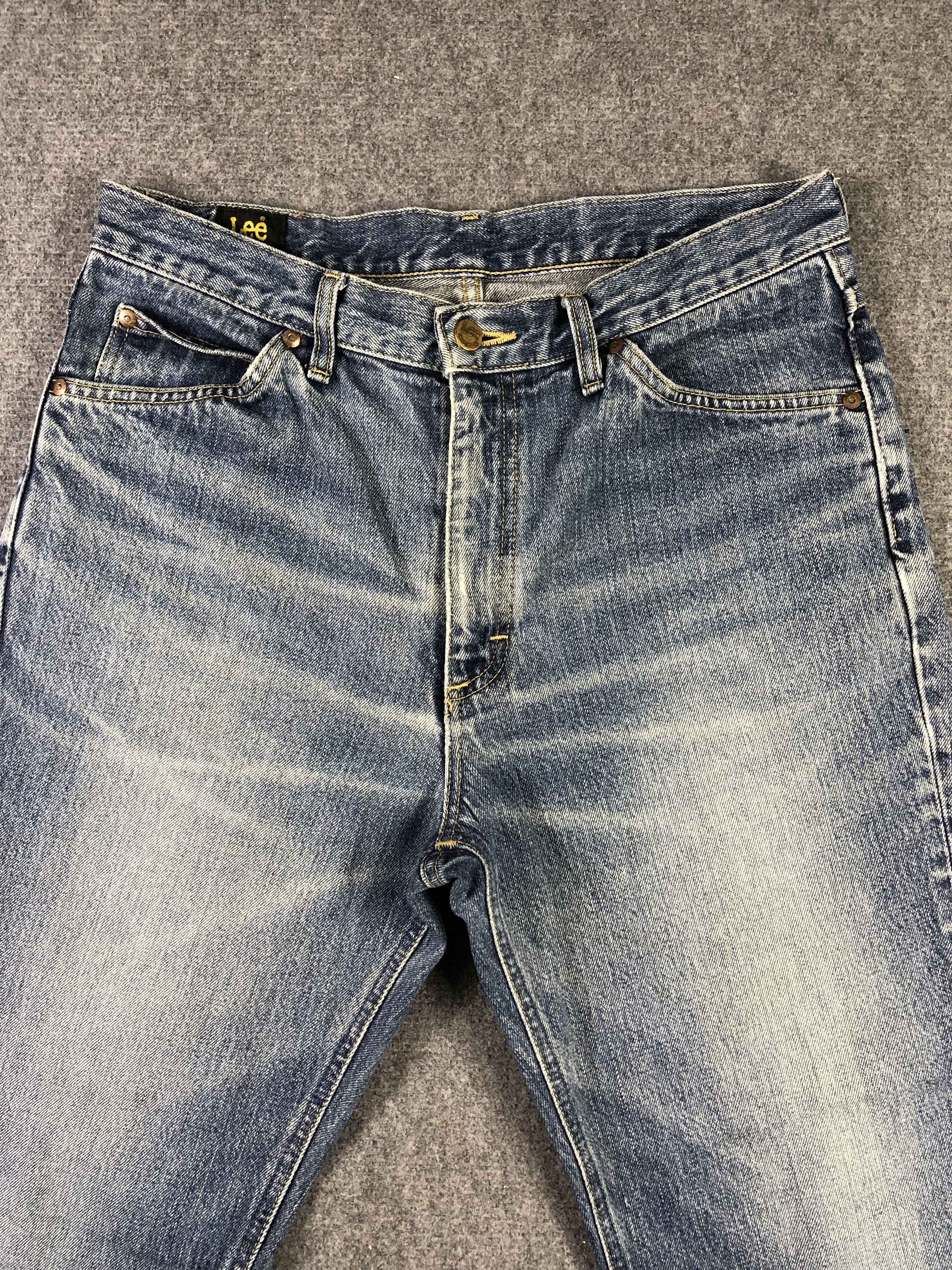 Wash Blue Lee Riders Denim Jeans 34x26.5