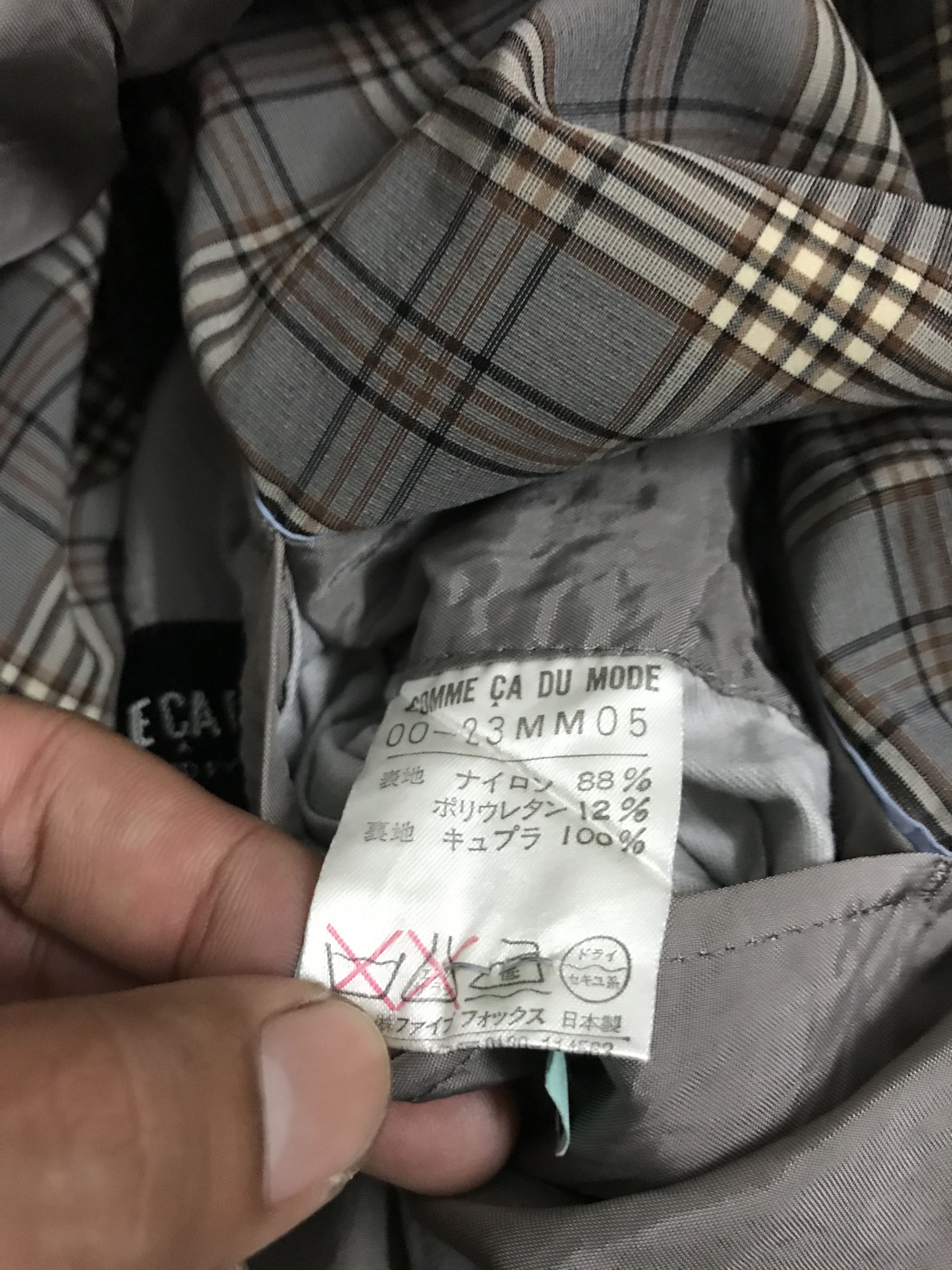 Comme Ca Ism Comme Ca double Breast Tartan Jacket Size US S / EU 44-46 / 1 - 7 Thumbnail