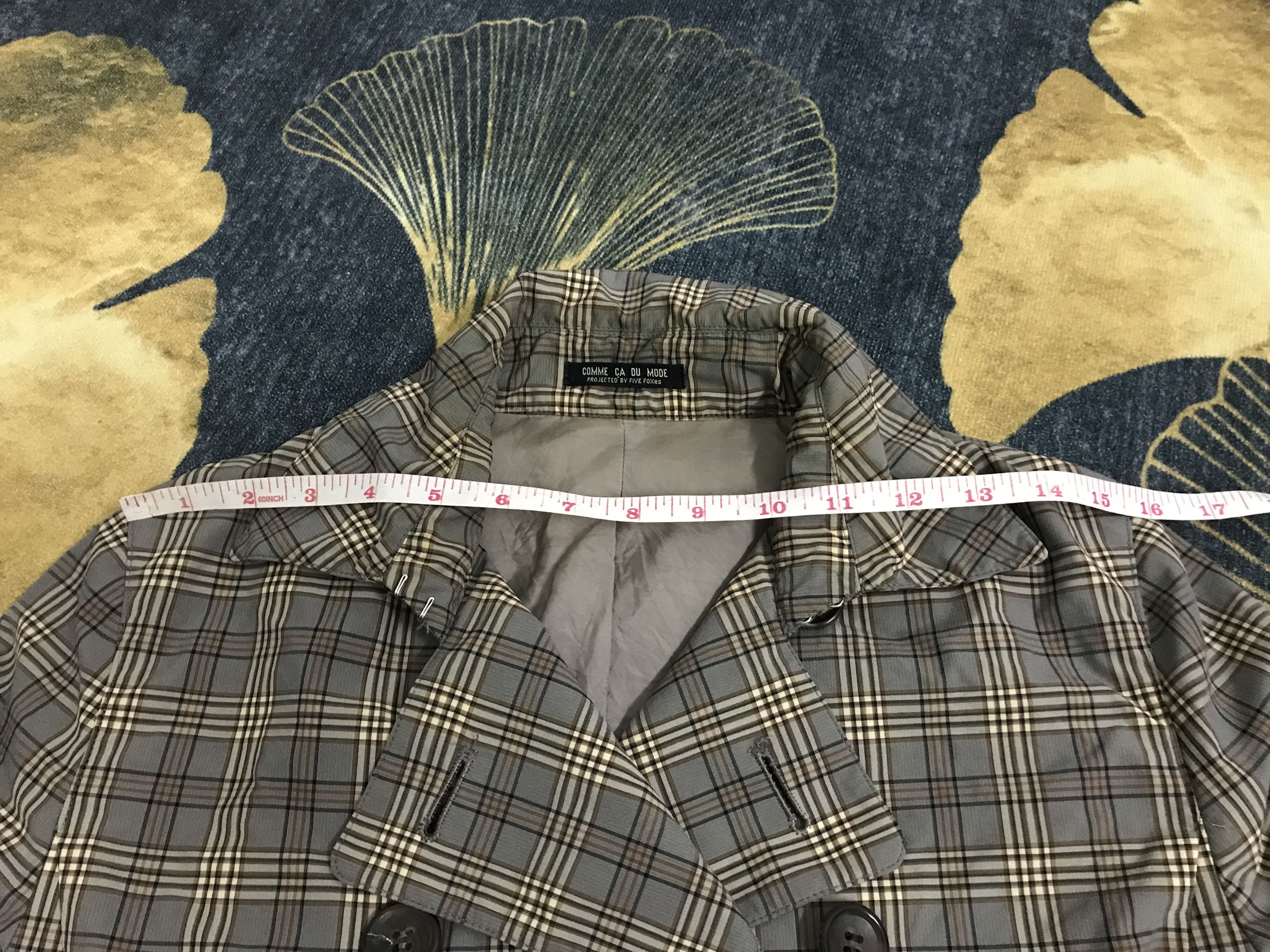 Comme Ca Ism Comme Ca double Breast Tartan Jacket Size US S / EU 44-46 / 1 - 5 Thumbnail