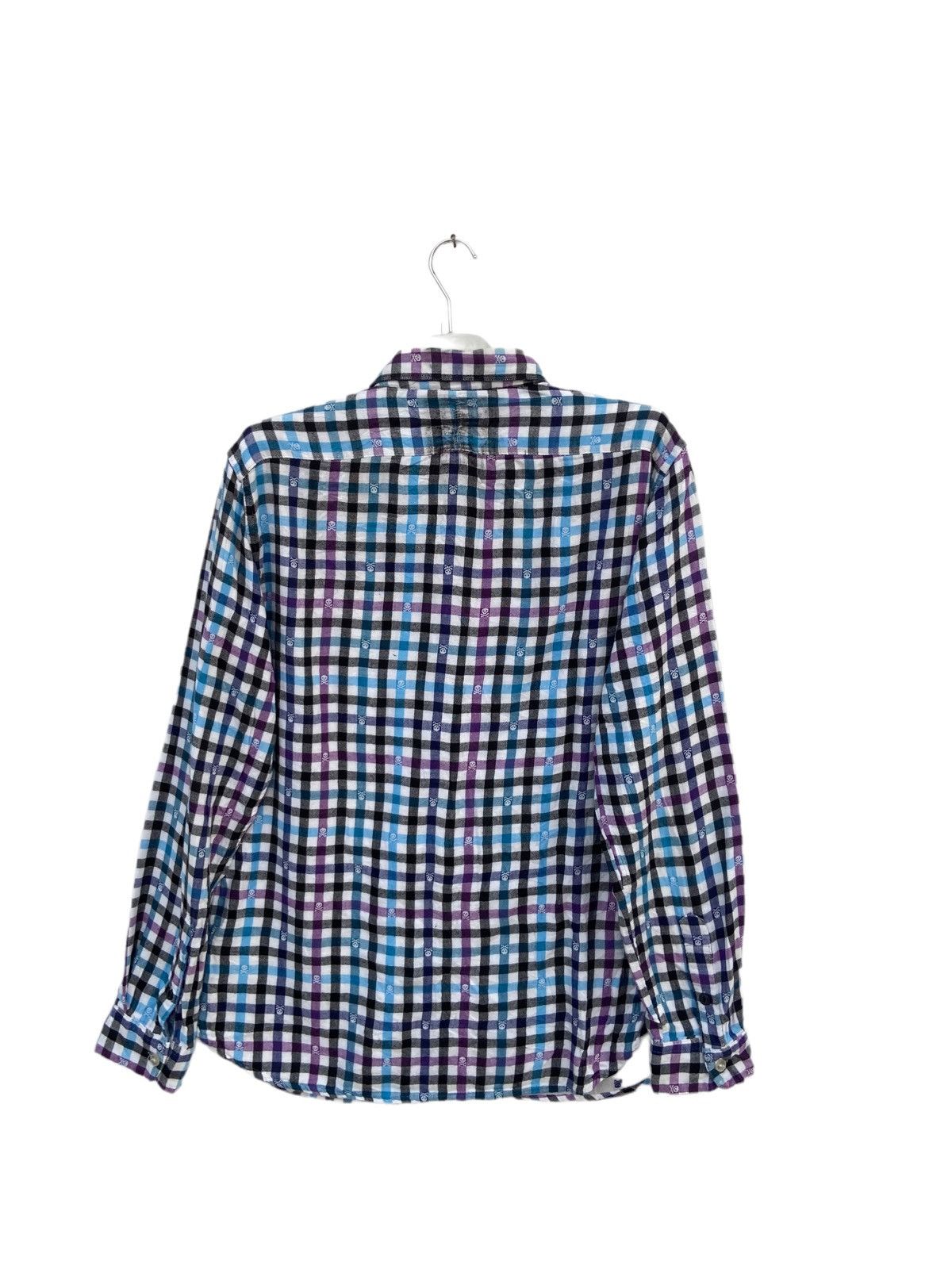 Beams Plus Beams Checkered Skull Design Flannel Size US L / EU 52-54 / 3 - 2 Thumbnail