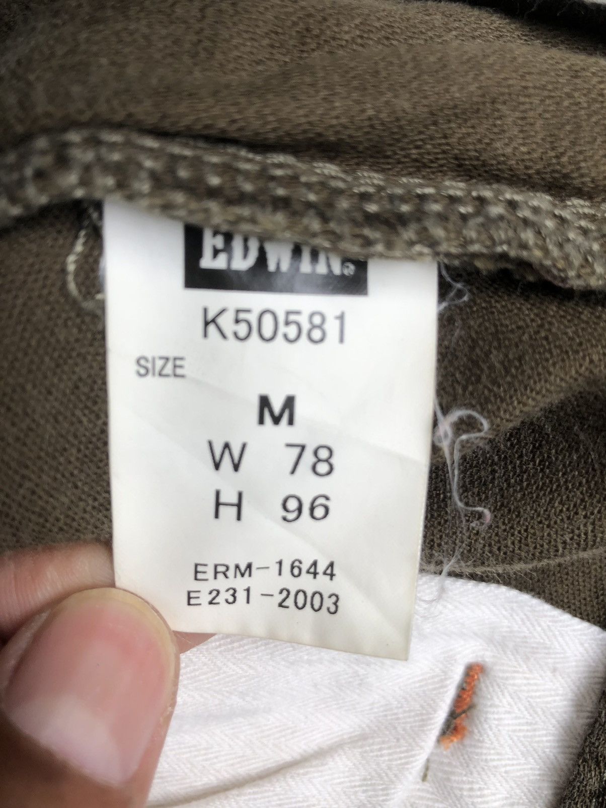 If Six Was Nine Edwin 505 Flared Pants Cargo Pants Tactical Multipocket Size US 31 - 14 Thumbnail