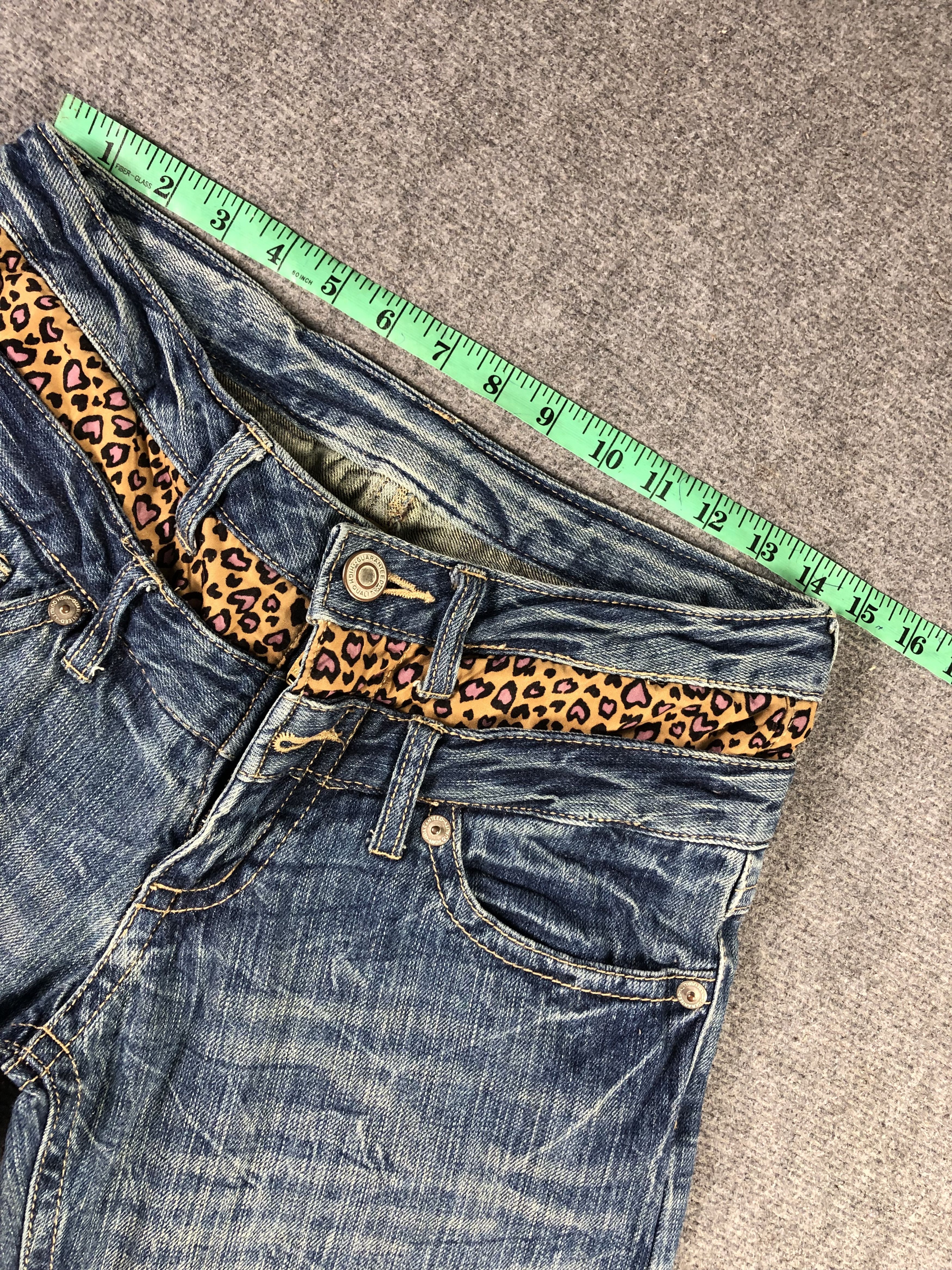Other Distressed Blue Double Waist Jeans 30x30.5 Size 30" / US 8 / IT 44 - 6 Thumbnail
