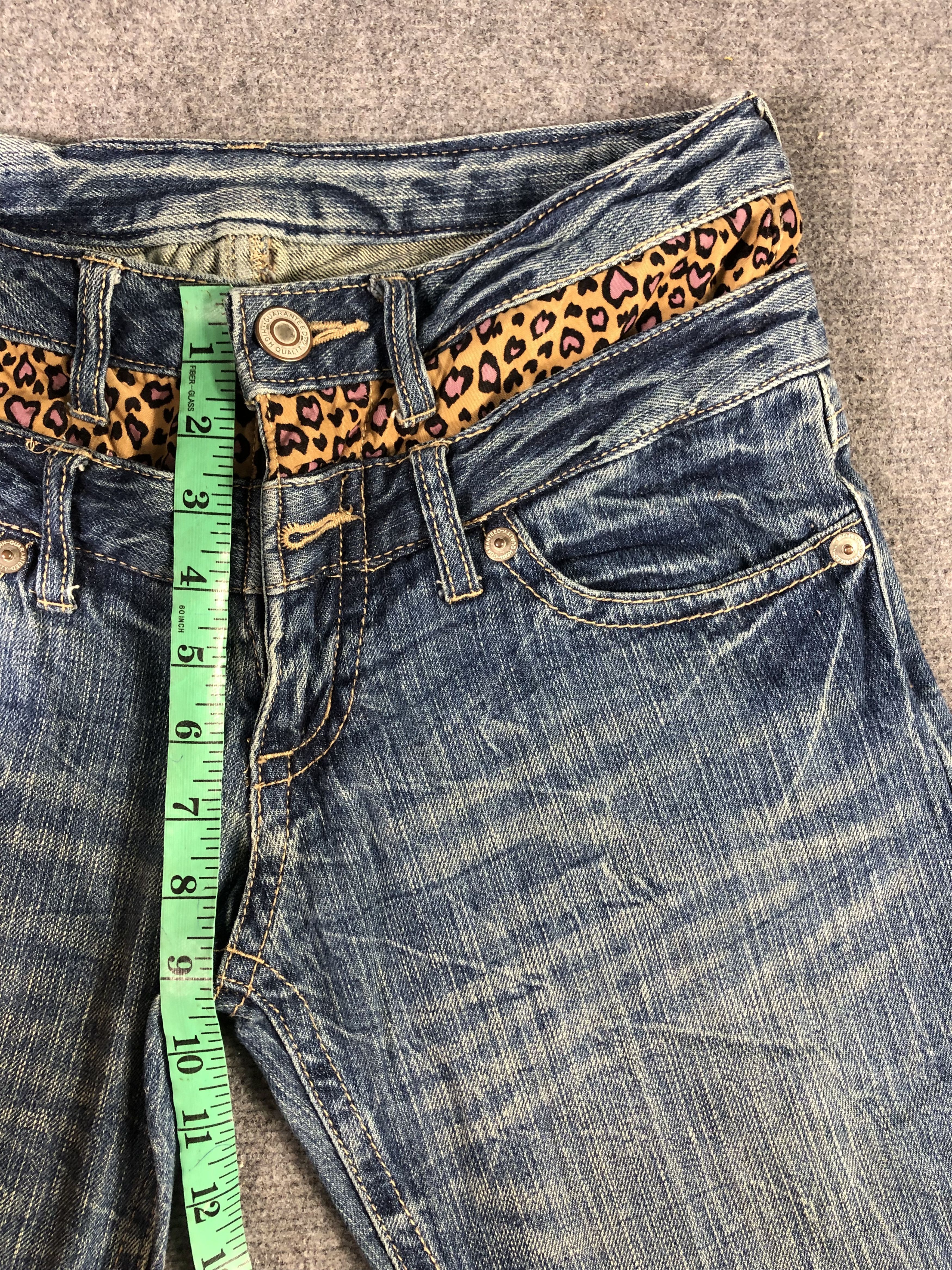 Other Distressed Blue Double Waist Jeans 30x30.5 Size 30" / US 8 / IT 44 - 7 Thumbnail