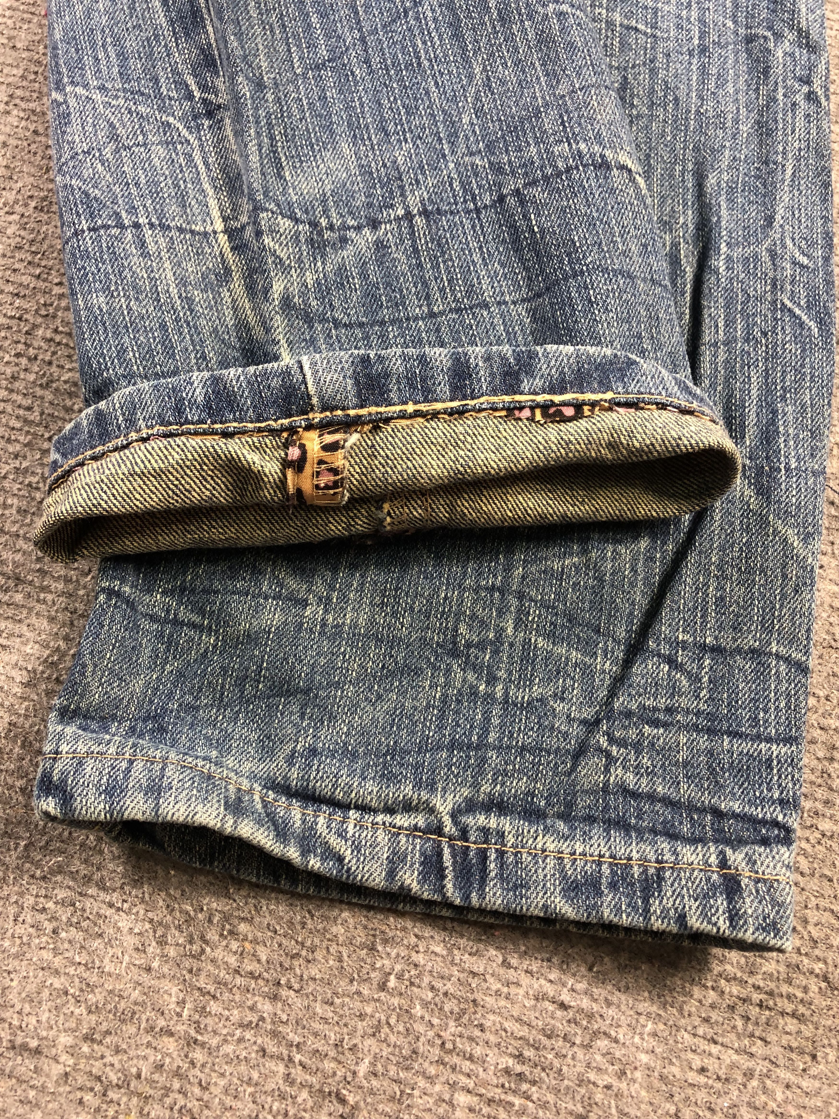 Other Distressed Blue Double Waist Jeans 30x30.5 Size 30" / US 8 / IT 44 - 13 Thumbnail