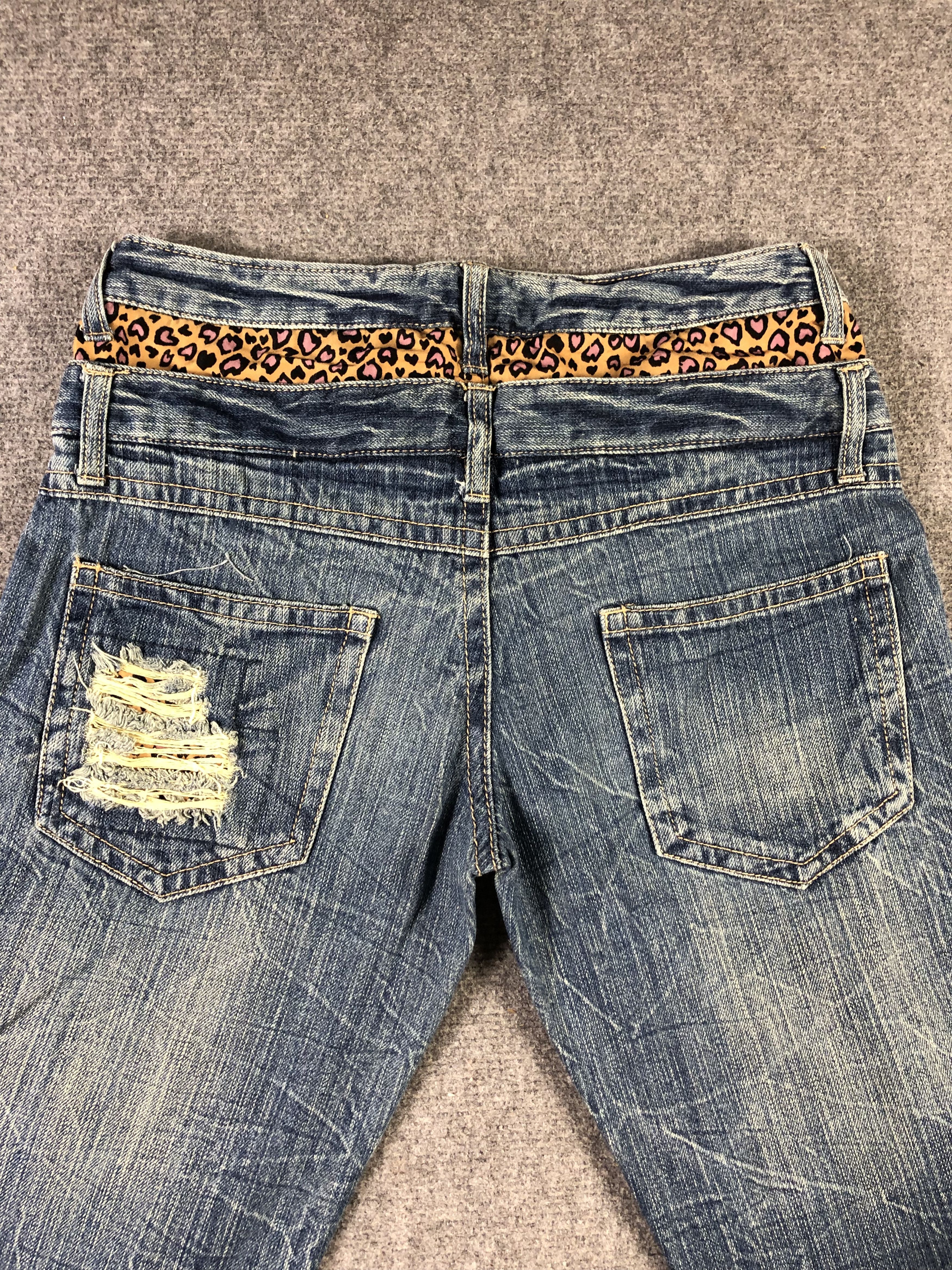 Other Distressed Blue Double Waist Jeans 30x30.5 Size 30" / US 8 / IT 44 - 9 Thumbnail