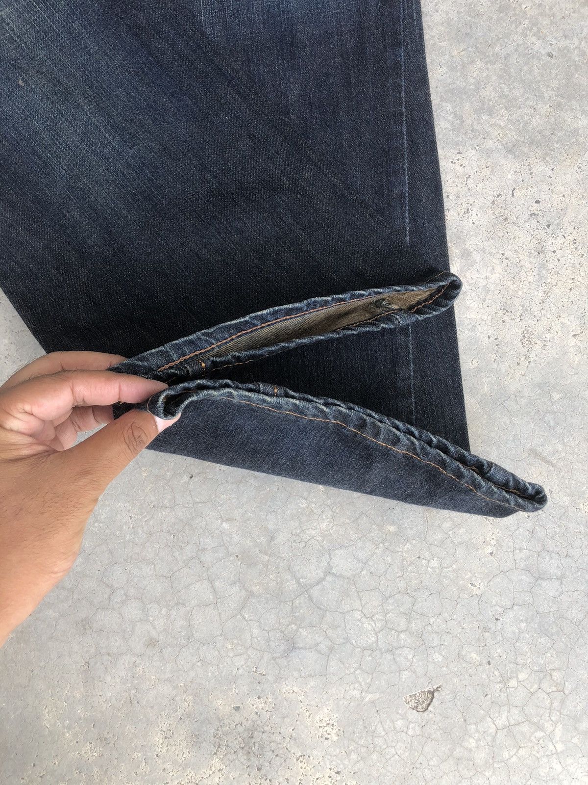 If Six Was Nine Flare Jeans Edwin XV Distressed Jeans Size US 32 / EU 48 - 16 Thumbnail
