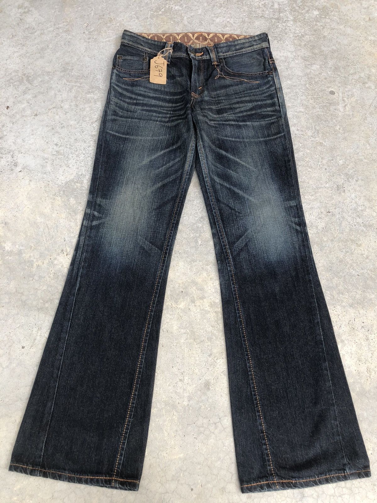 If Six Was Nine Flare Jeans Edwin XV Distressed Jeans Size US 32 / EU 48 - 1 Thumbnail