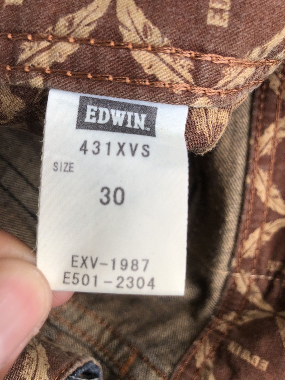If Six Was Nine Flare Jeans Edwin XV Distressed Jeans Size US 32 / EU 48 - 15 Thumbnail