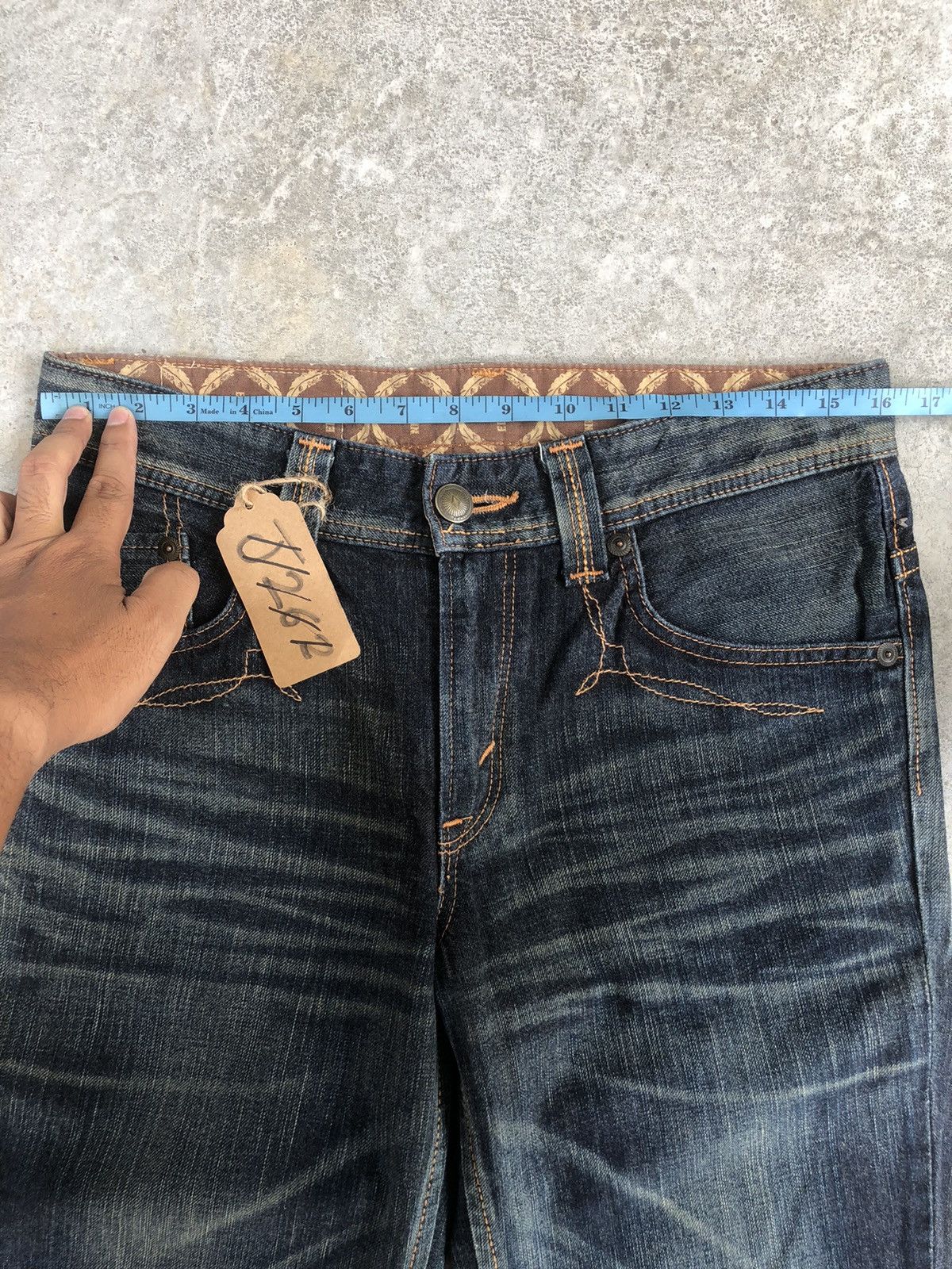 If Six Was Nine Flare Jeans Edwin XV Distressed Jeans Size US 32 / EU 48 - 17 Thumbnail