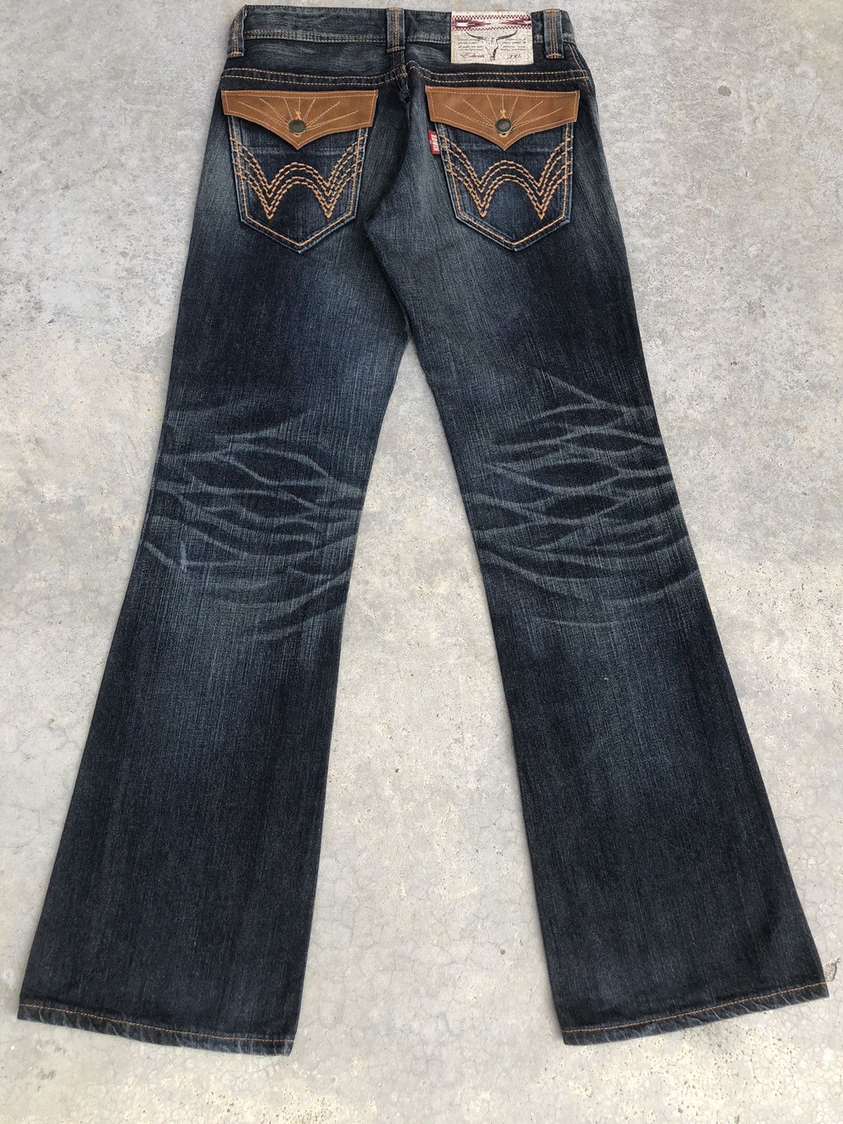 If Six Was Nine Flare Jeans Edwin XV Distressed Jeans Size US 32 / EU 48 - 2 Thumbnail
