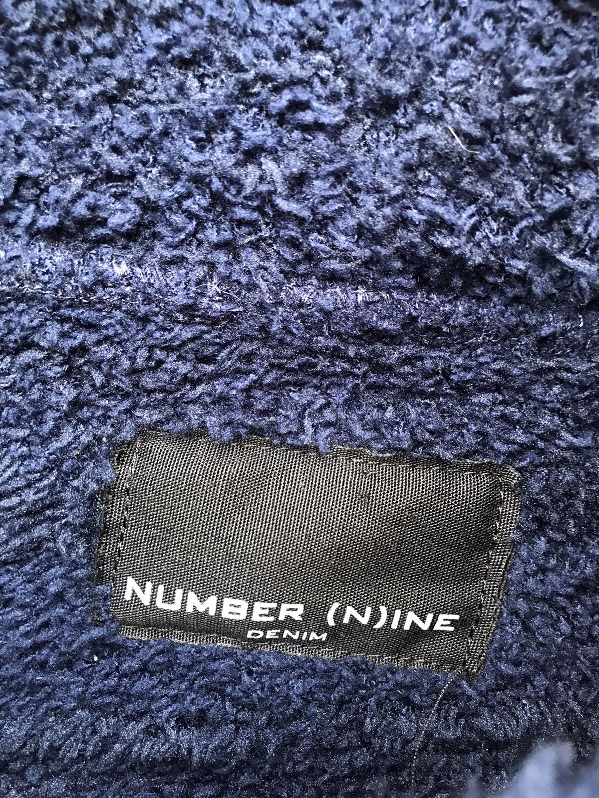 Number (N)ine Number Nine Denim Fleece Sweater Hoodie Size US XS / EU 42 / 0 - 3 Thumbnail