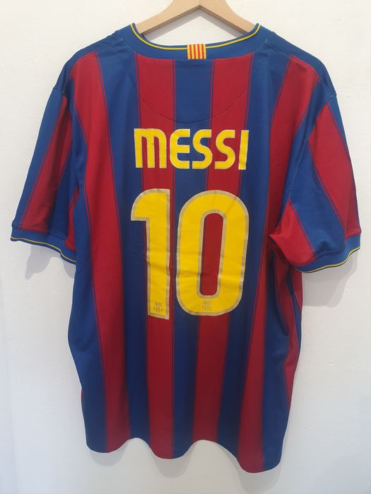 Soccer Jersey MESSI NIKE FC BARCELONA 2009 2010 SIZE XL JERSEY SHIRT