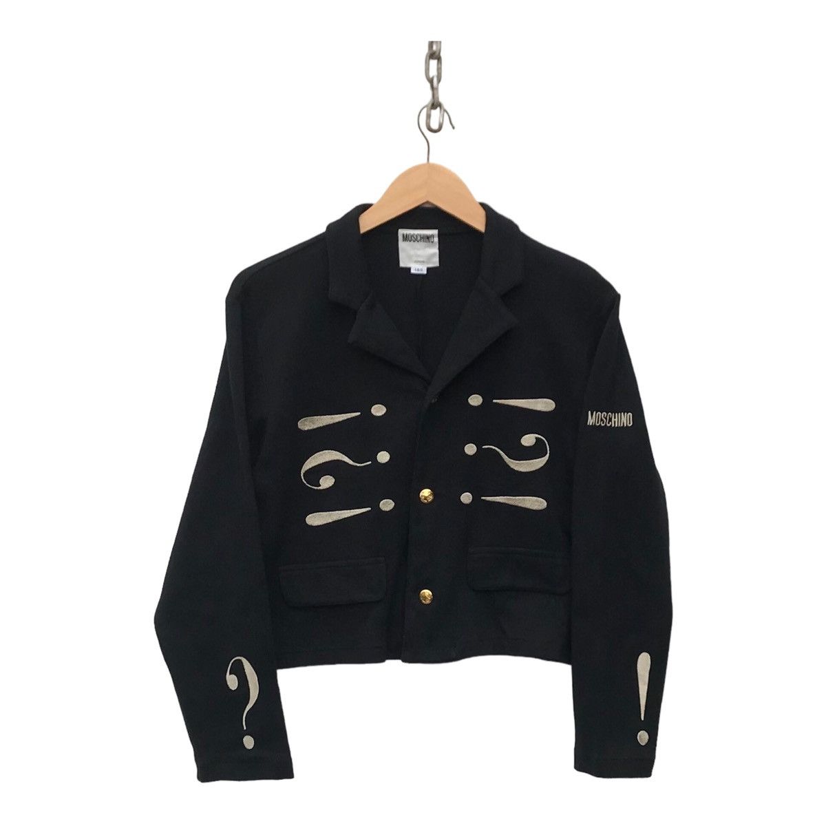 Moschino Vintage Moschino Junior Embroidery Cropped Jacket Size M / US 6-8 / IT 42-44 - 1 Thumbnail