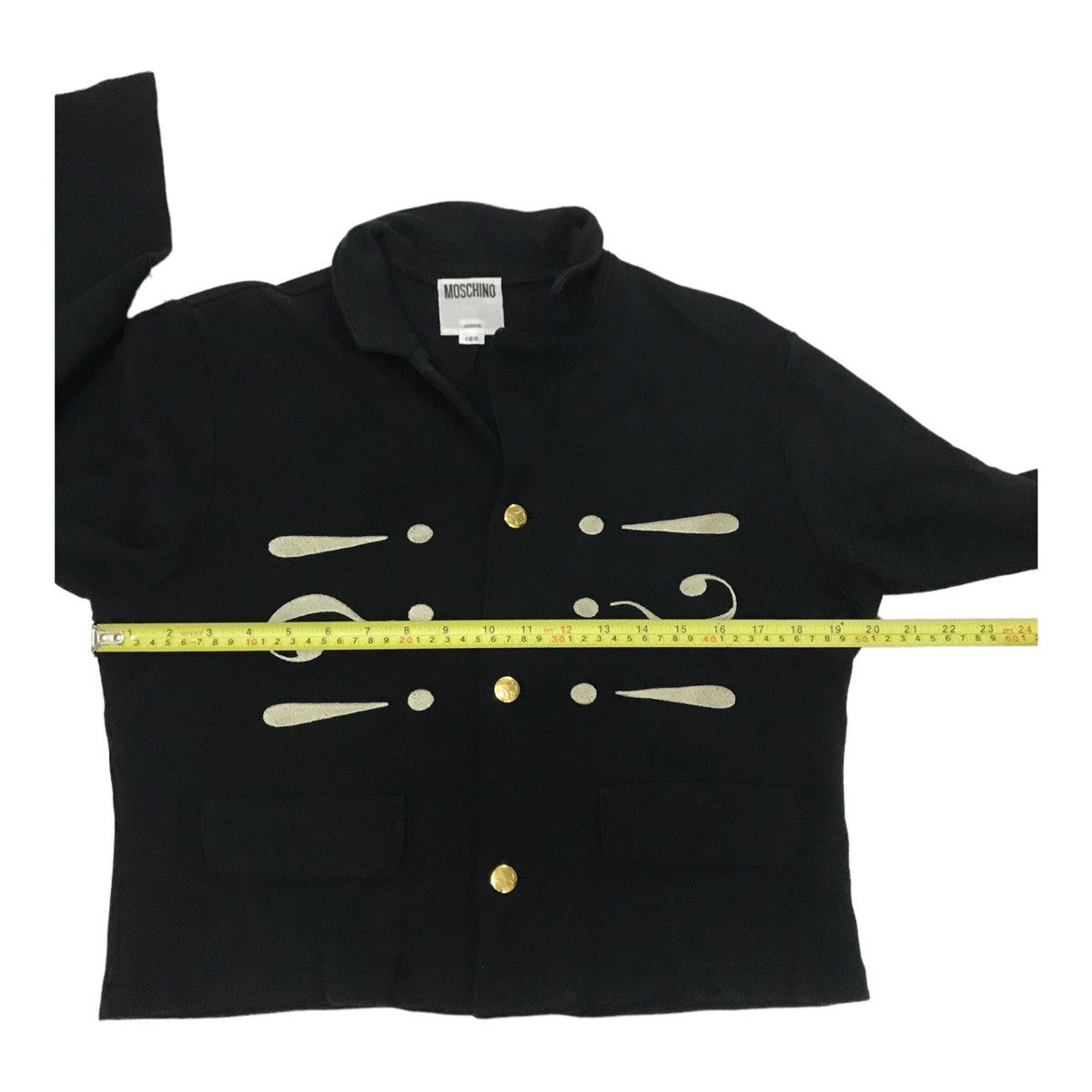 Moschino Vintage Moschino Junior Embroidery Cropped Jacket Size M / US 6-8 / IT 42-44 - 9 Thumbnail