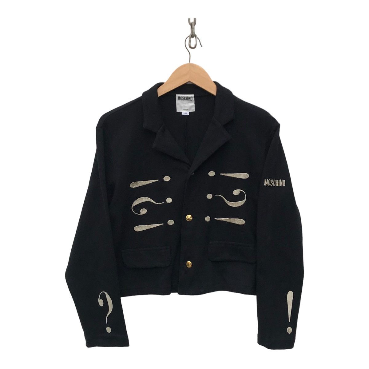 Moschino Vintage Moschino Junior Embroidery Cropped Jacket Size M / US 6-8 / IT 42-44 - 2 Thumbnail