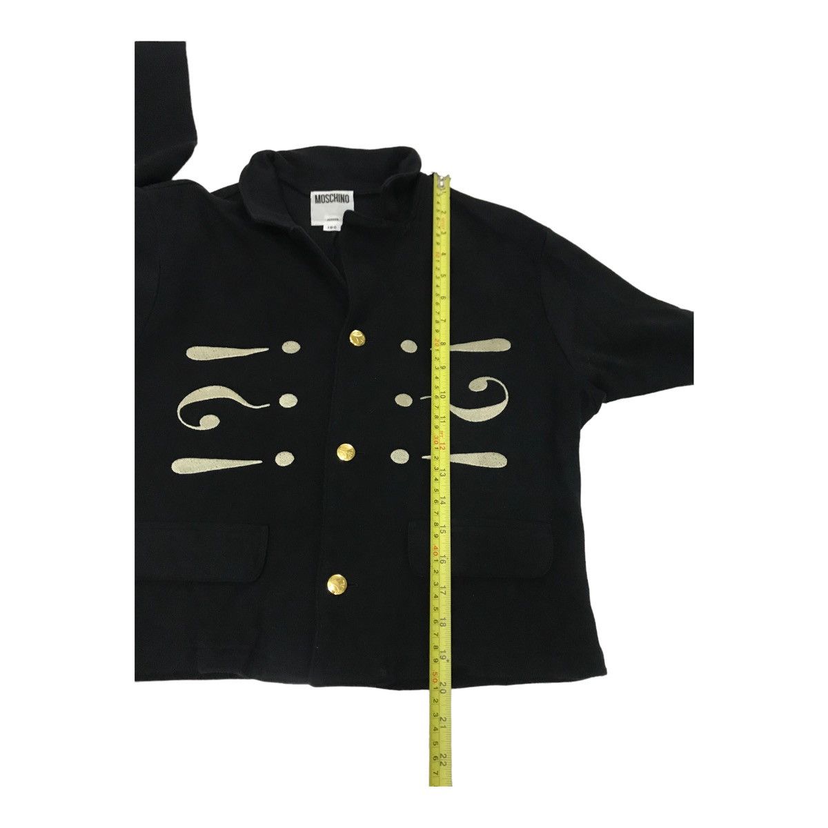 Moschino Vintage Moschino Junior Embroidery Cropped Jacket Size M / US 6-8 / IT 42-44 - 8 Thumbnail
