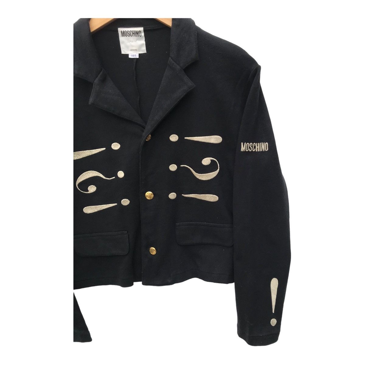 Moschino Vintage Moschino Junior Embroidery Cropped Jacket Size M / US 6-8 / IT 42-44 - 5 Thumbnail