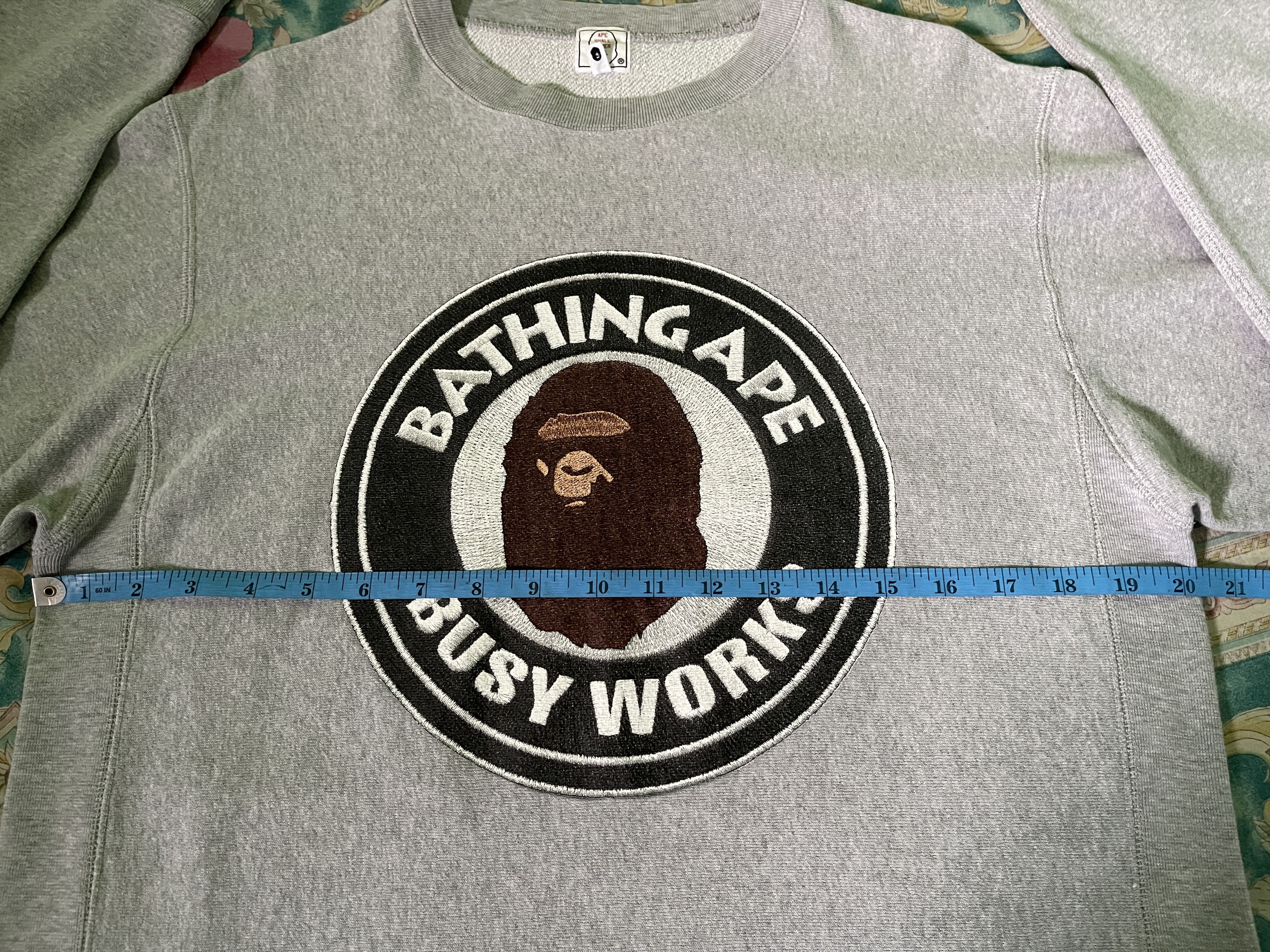 Bape Busy Works Crewneck Size US M / EU 48-50 / 2 - 17 Thumbnail