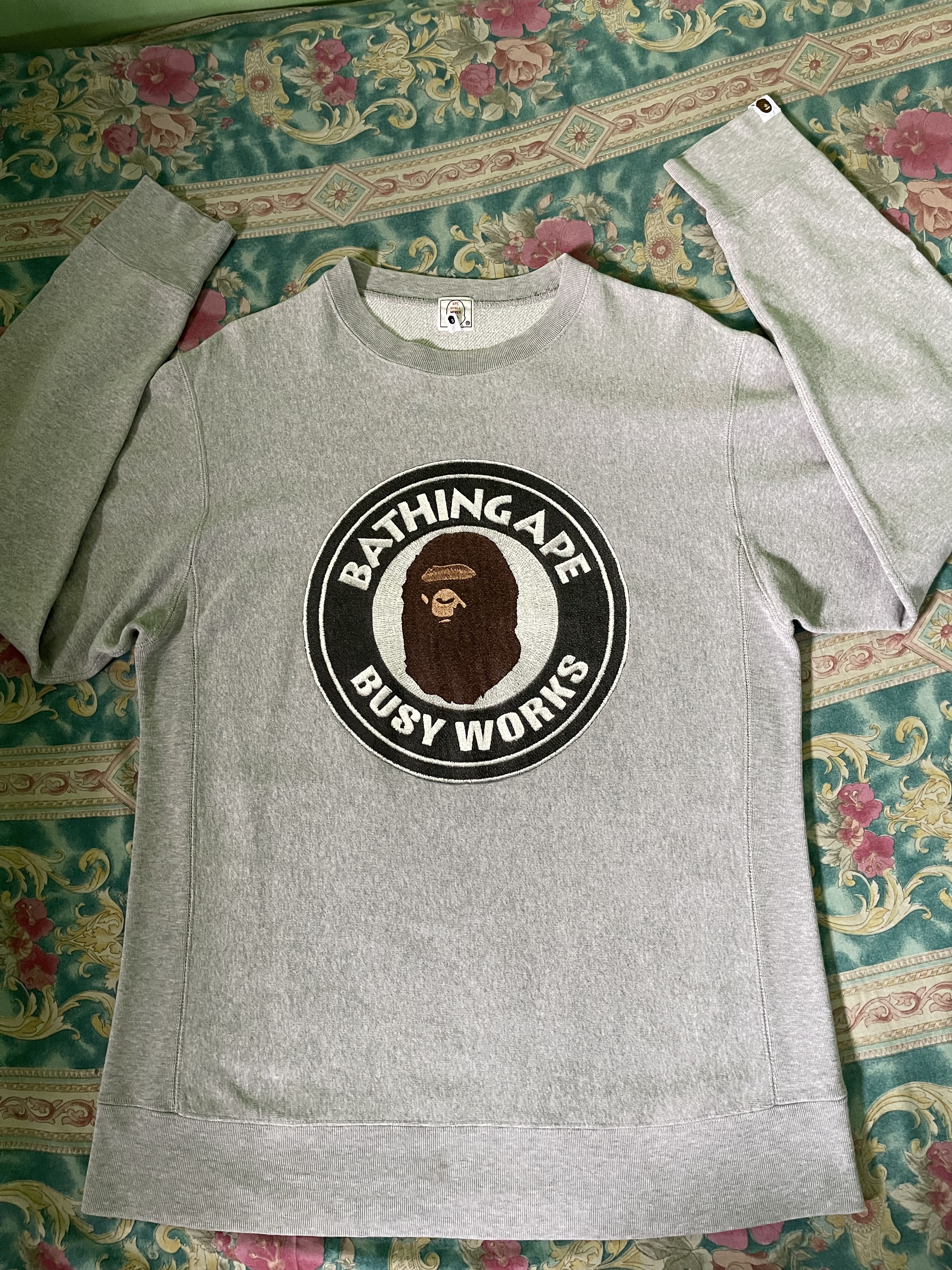 Bape Busy Works Crewneck Size US M / EU 48-50 / 2 - 2 Thumbnail