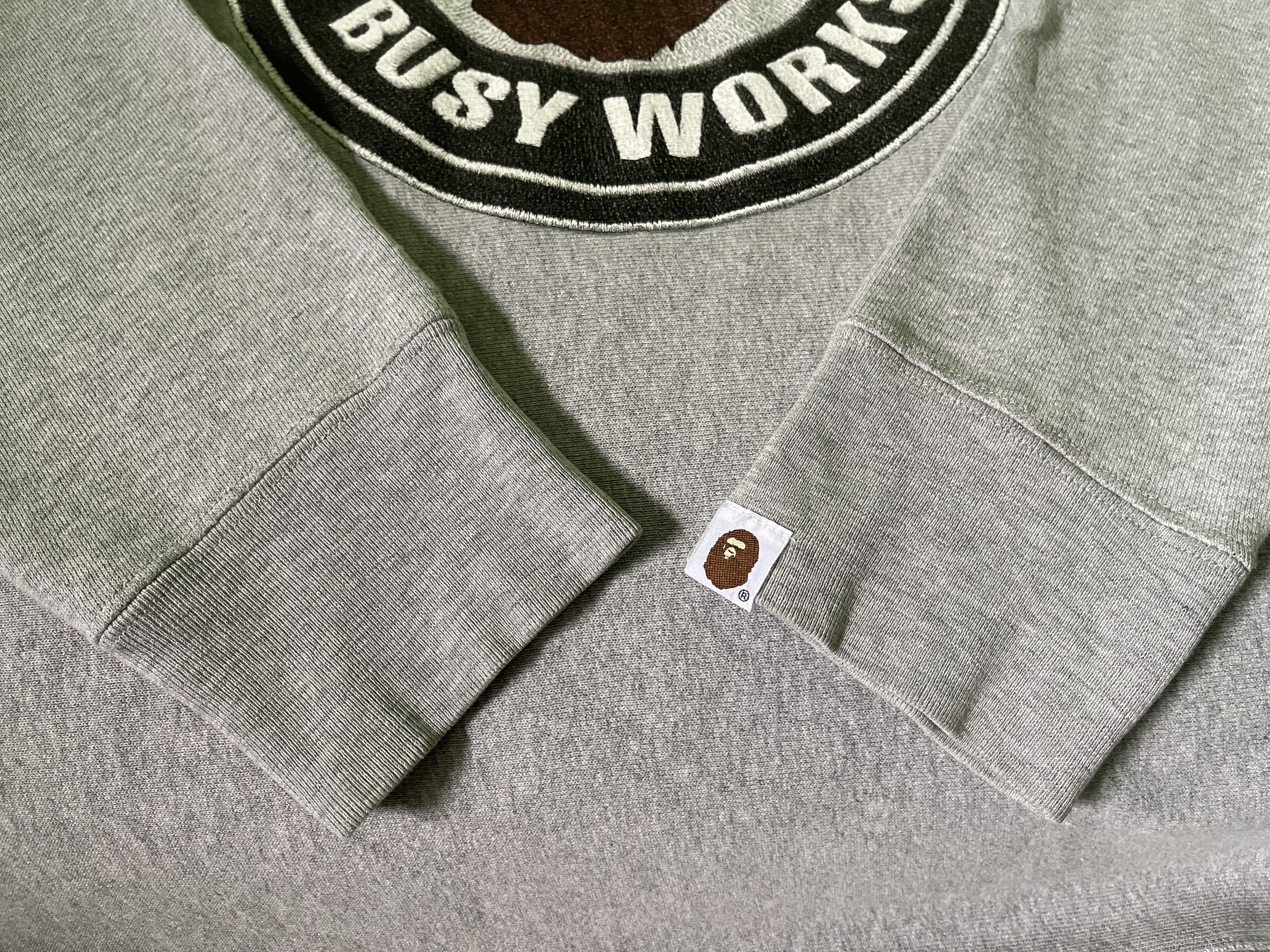 Bape Busy Works Crewneck Size US M / EU 48-50 / 2 - 12 Thumbnail