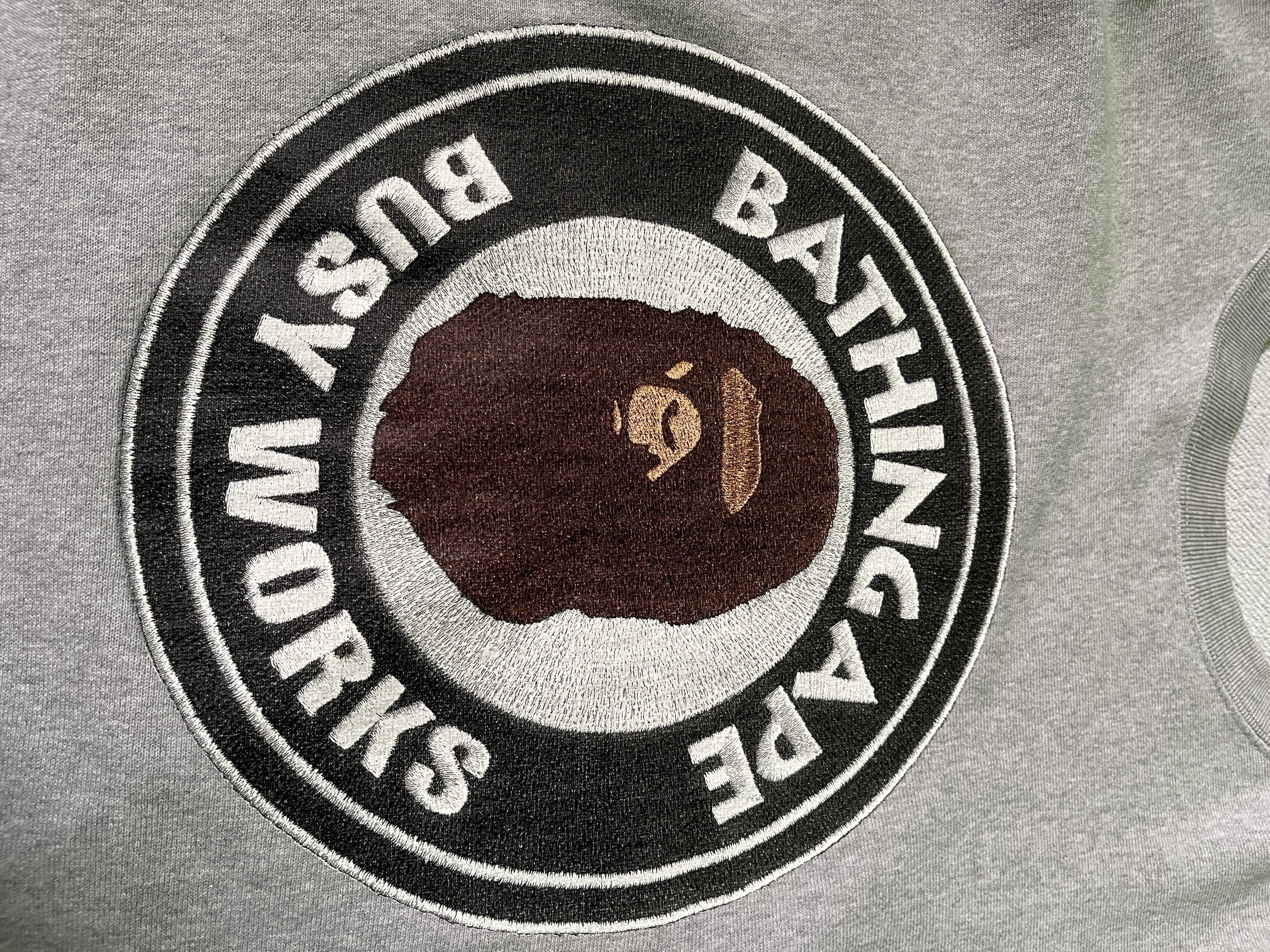 Bape Busy Works Crewneck Size US M / EU 48-50 / 2 - 6 Thumbnail