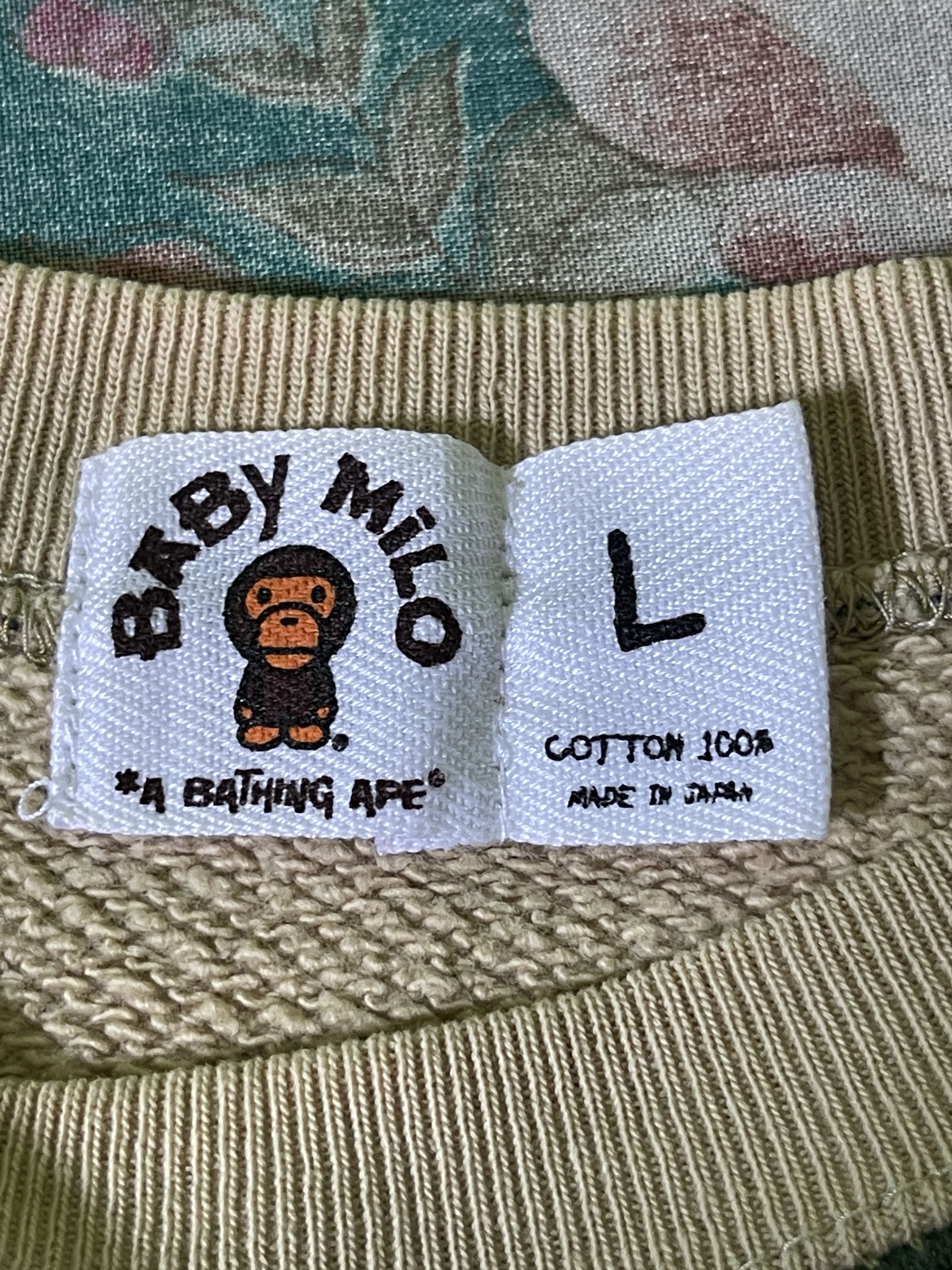 Bape Baby Milo Hidden Camo Crewneck Size US L / EU 52-54 / 3 - 9 Thumbnail