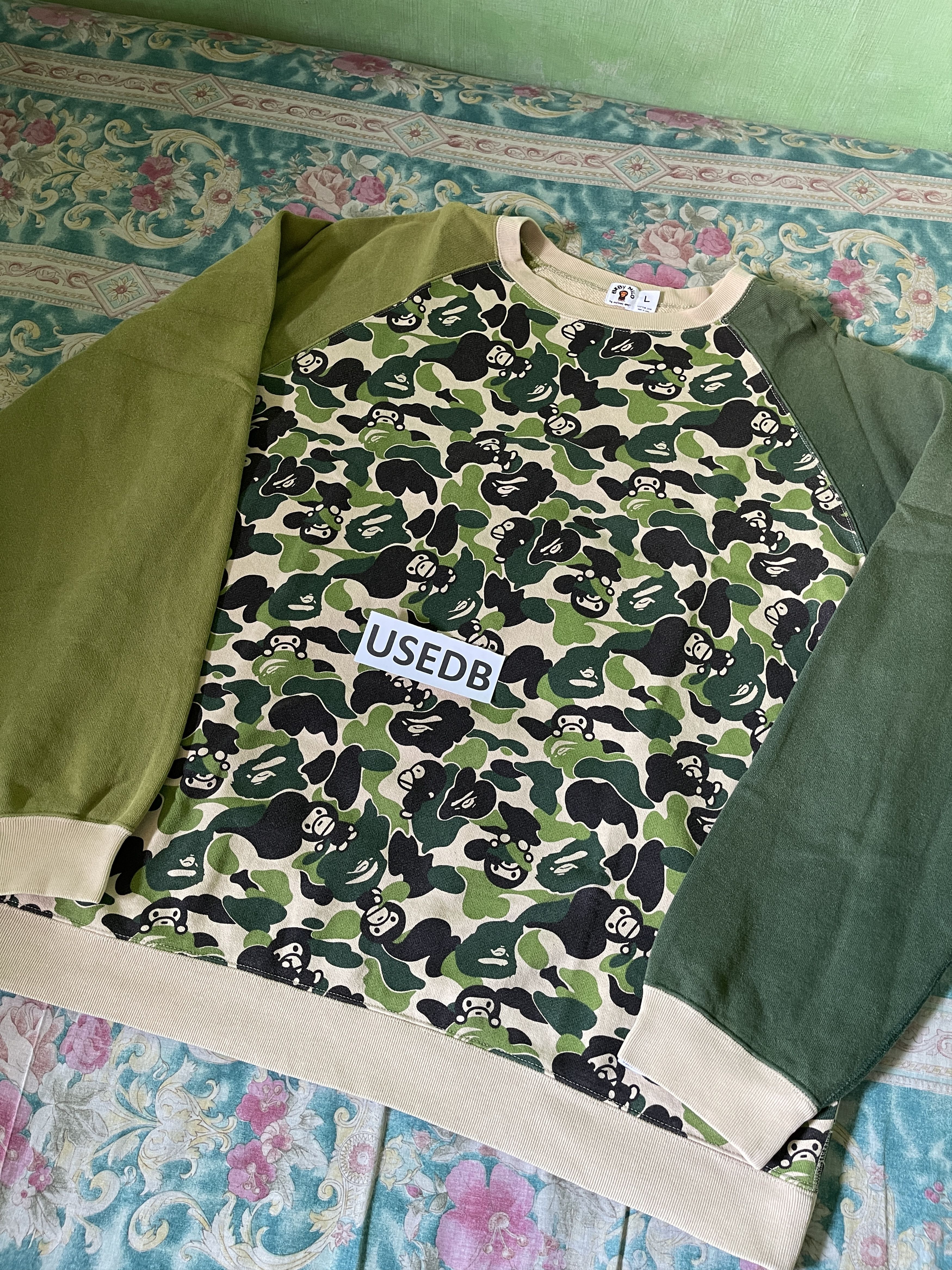 Bape Baby Milo Hidden Camo Crewneck Size US L / EU 52-54 / 3 - 3 Thumbnail