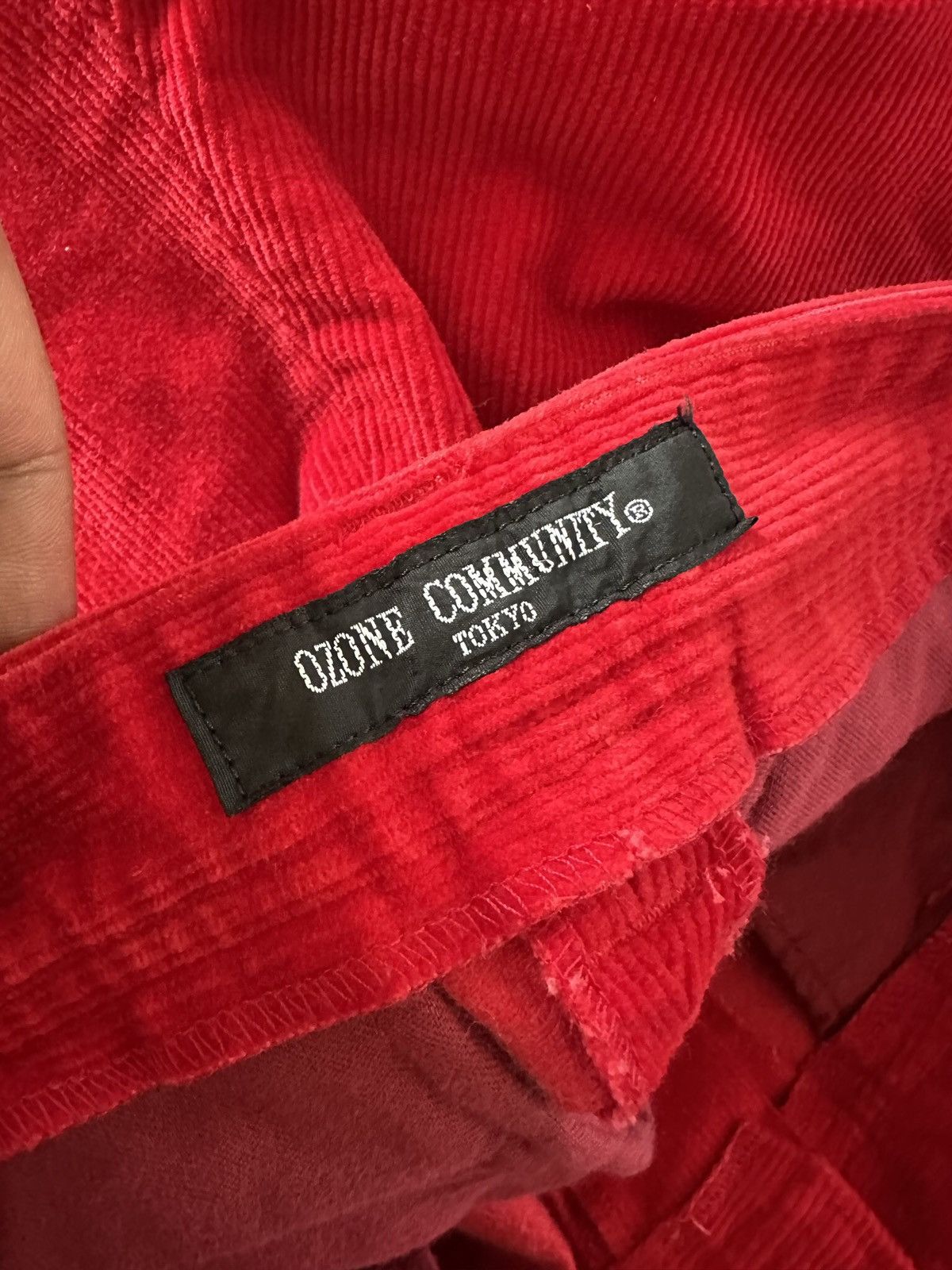 Hysteric Glamour Size 29/30 - 00’s Ozone Community cargo corduroy pants Size US 29 - 20 Thumbnail