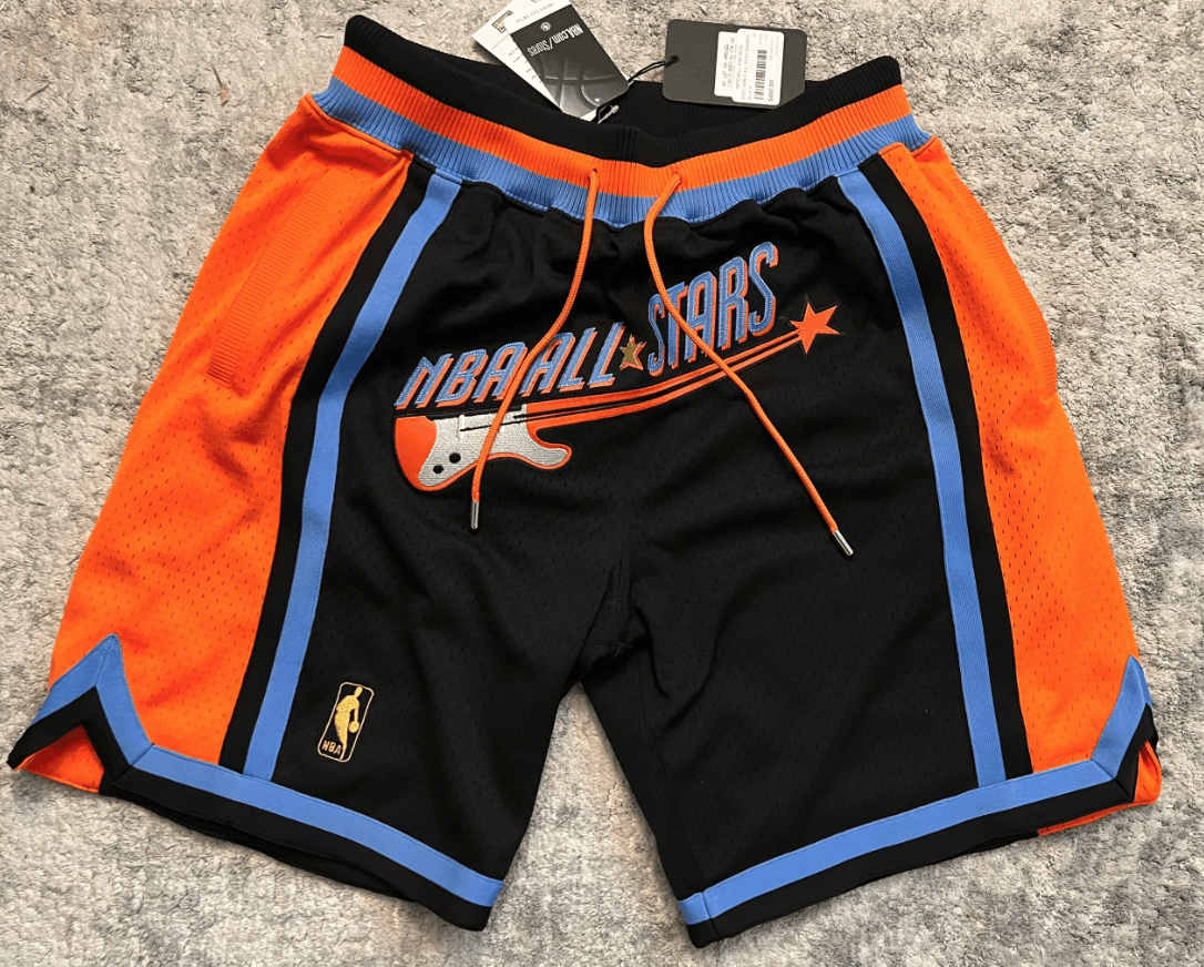 NBA All Star Just Don x Mitchell & Ness Shorts XL New