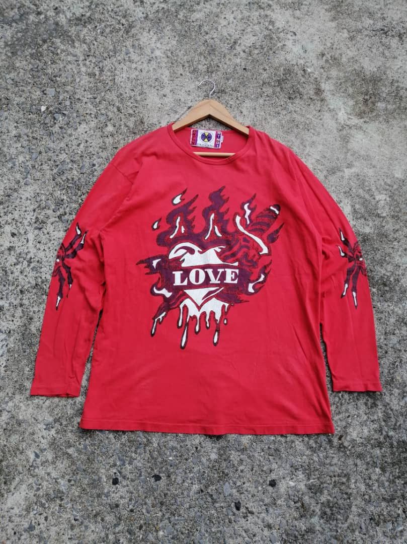 Gypsy Gypsy Windi "Love" Longsleeve Tee Size US L / EU 52-54 / 3 - 1 Thumbnail