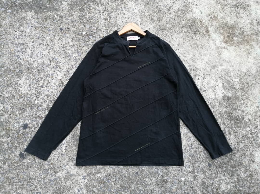 INHABIT × Japanese Brand Inhabitant Nice Design Plain Longsleeve Shirt Size US M / EU 48-50 / 2 - 1 Thumbnail