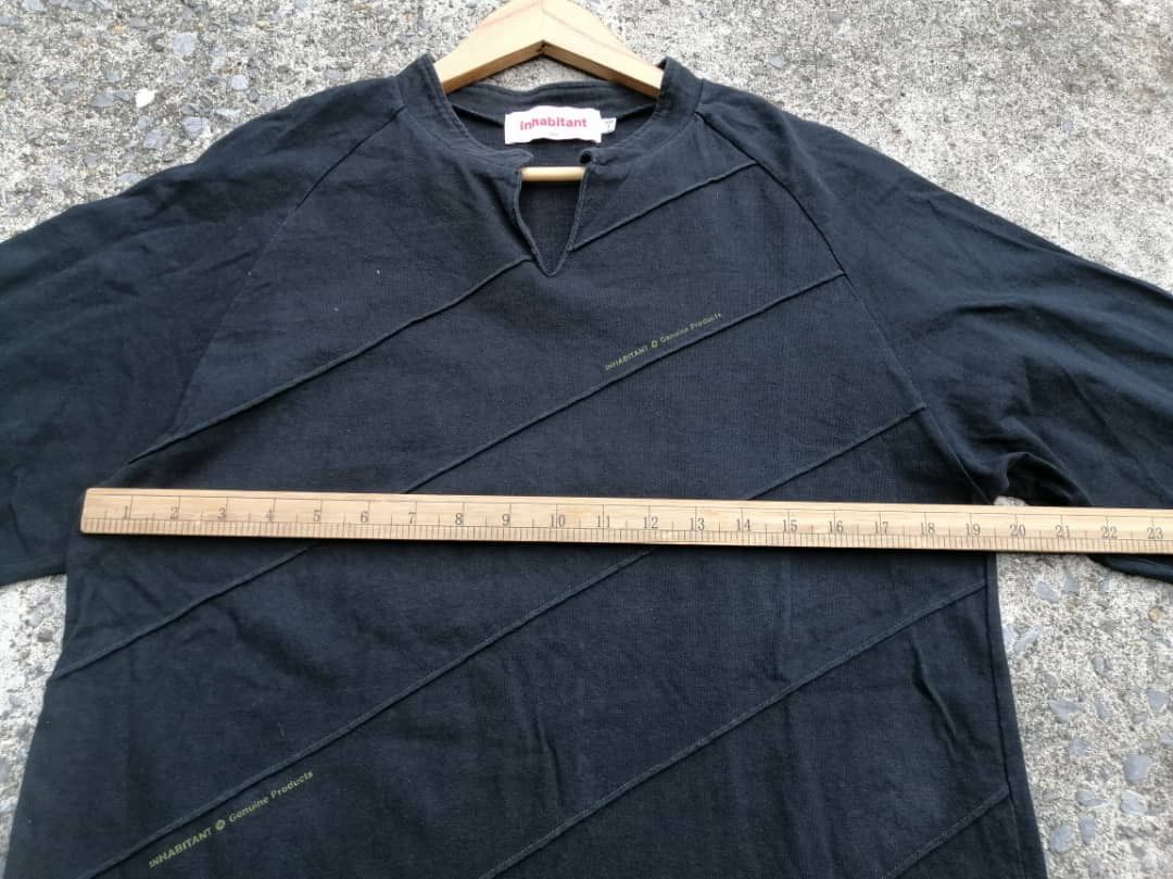INHABIT × Japanese Brand Inhabitant Nice Design Plain Longsleeve Shirt Size US M / EU 48-50 / 2 - 2 Thumbnail