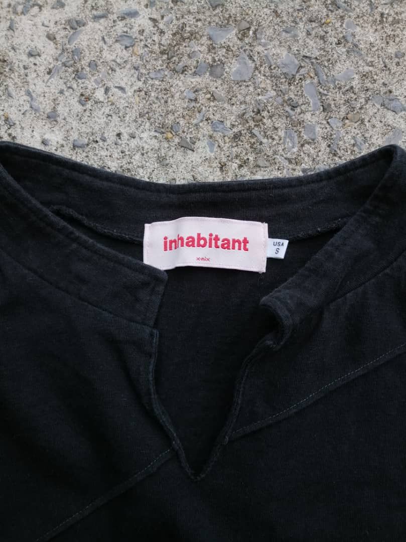 INHABIT × Japanese Brand Inhabitant Nice Design Plain Longsleeve Shirt Size US M / EU 48-50 / 2 - 5 Thumbnail