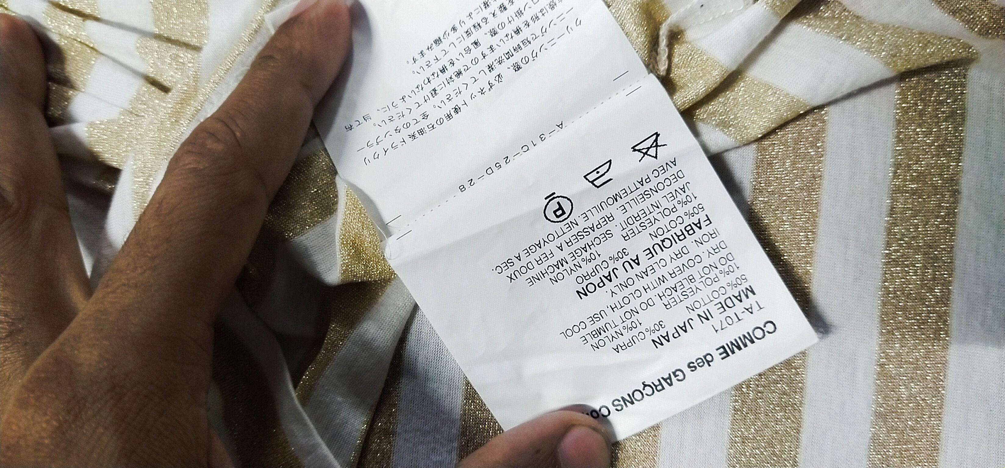 CDG by Comme des Garcons Final Drop RarE Comme Des Garcons Shirt Size US M / EU 48-50 / 2 - 4 Thumbnail