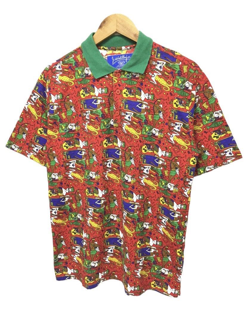 Jean Charles De Castelbajac 1980s Castelbajac Sex Gay Ancient culture Art Print polo Size US M / EU 48-50 / 2 - 1 Thumbnail
