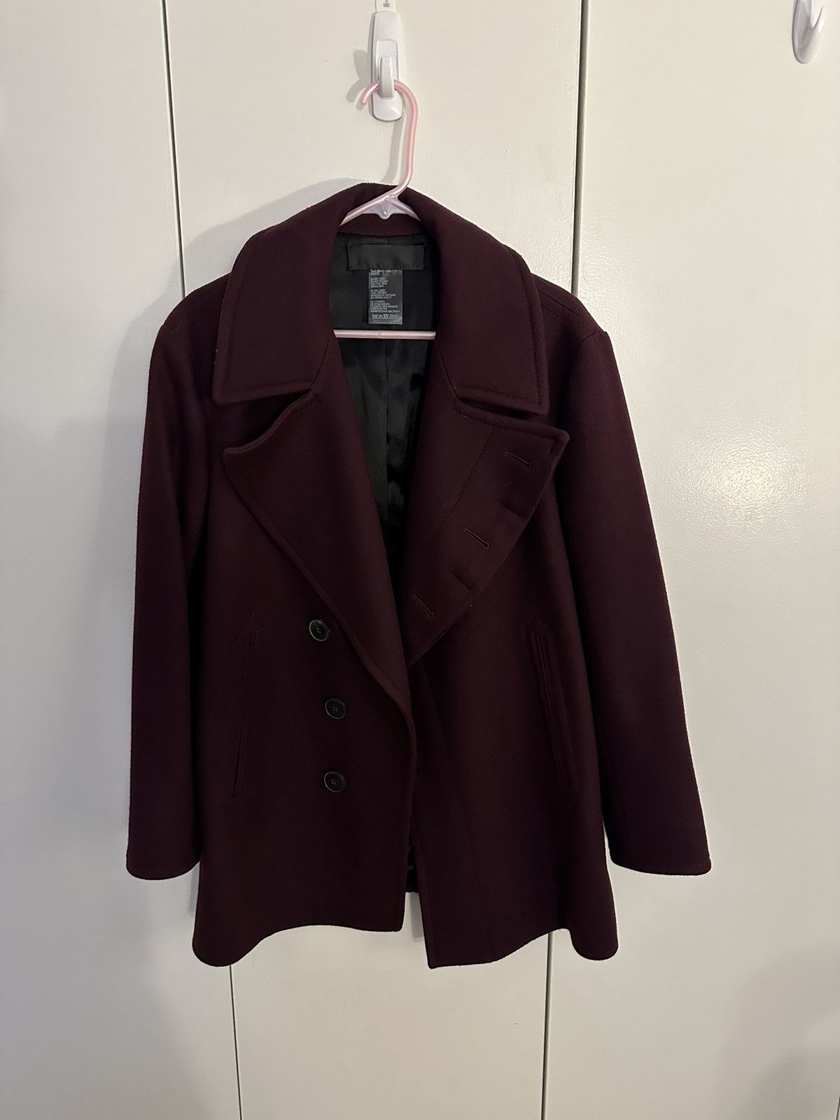 Haider Ackermann FW17 Aubergine / Burgundy Wool Coat Jacket Size US M / EU 48-50 / 2 - 2 Thumbnail