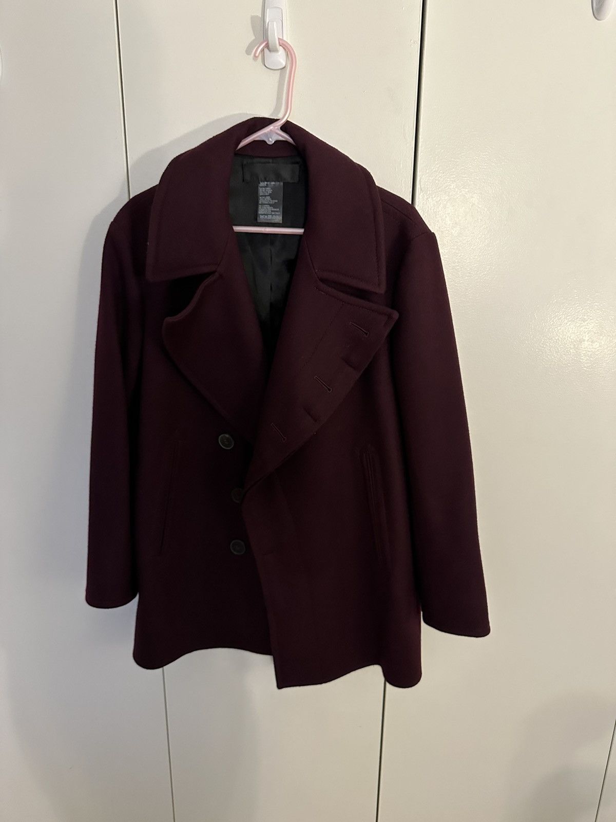 Haider Ackermann FW17 Aubergine / Burgundy Wool Coat Jacket Size US M / EU 48-50 / 2 - 3 Thumbnail