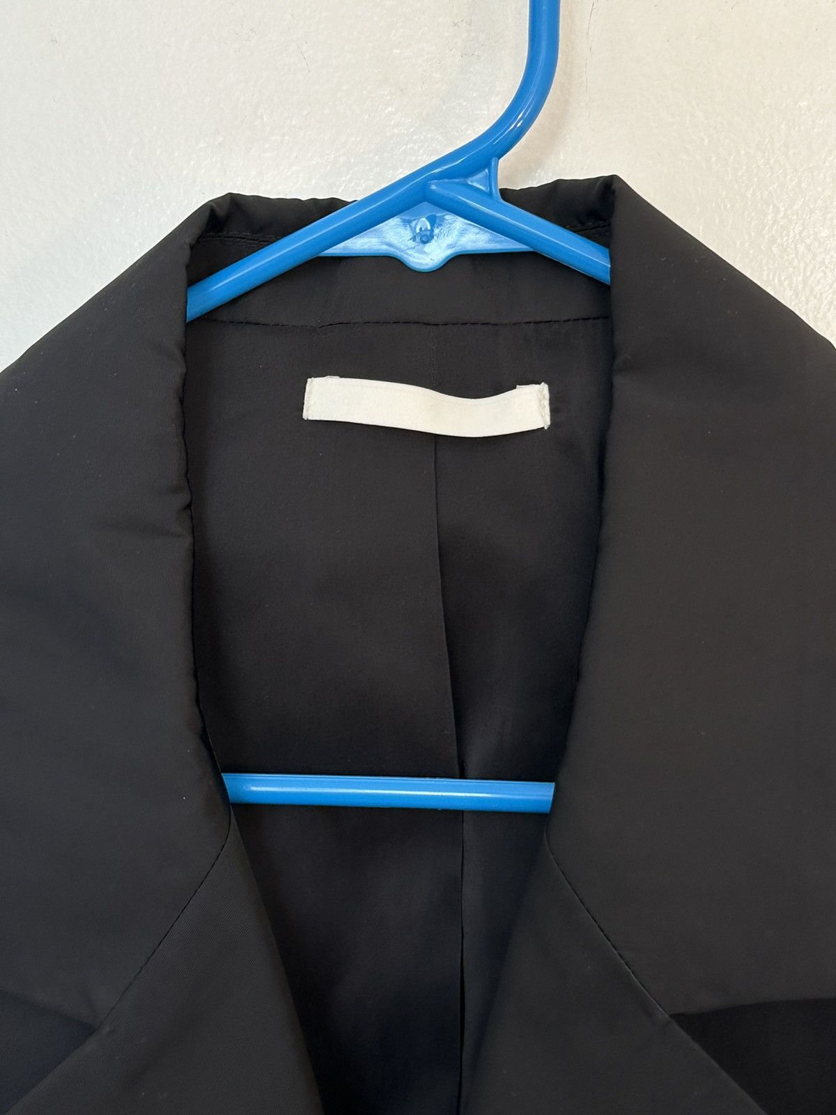 AMOMENTO Black Tailored Technical Nylon Blazer Size US M / EU 48-50 / 2 - 4 Thumbnail