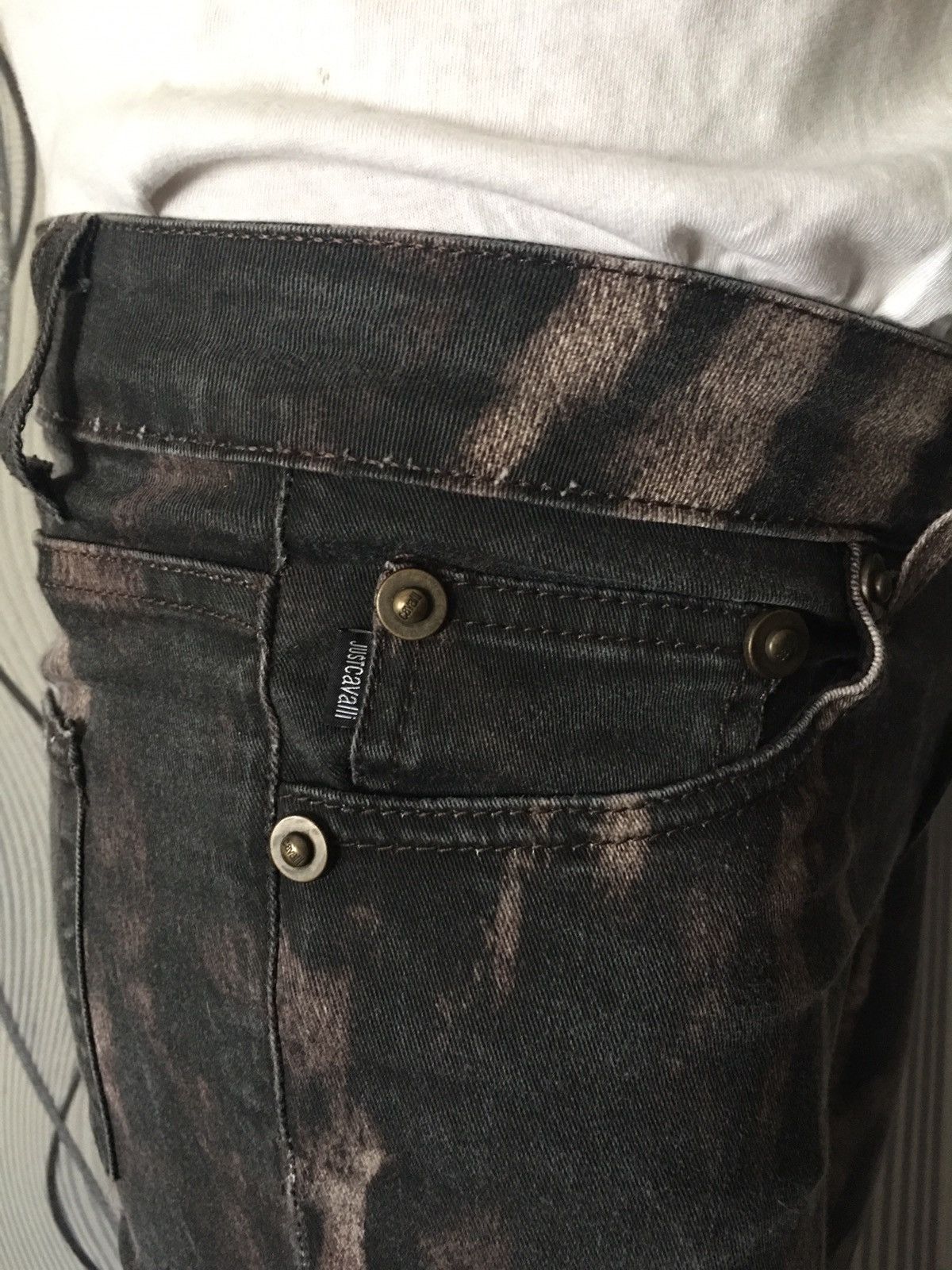 Just Cavalli × Roberto Cavalli Just Cavalli Leopard Design Woman’s Jeans Pants Size EU 38 Size 26" / US 2 / IT 38 - 5 Thumbnail