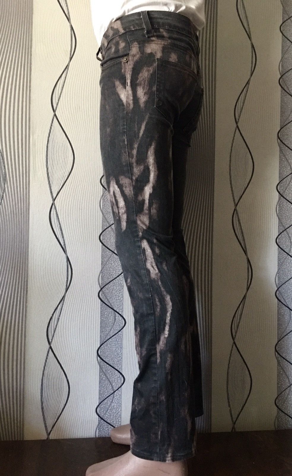 Just Cavalli × Roberto Cavalli Just Cavalli Leopard Design Woman’s Jeans Pants Size EU 38 Size 26" / US 2 / IT 38 - 2 Thumbnail