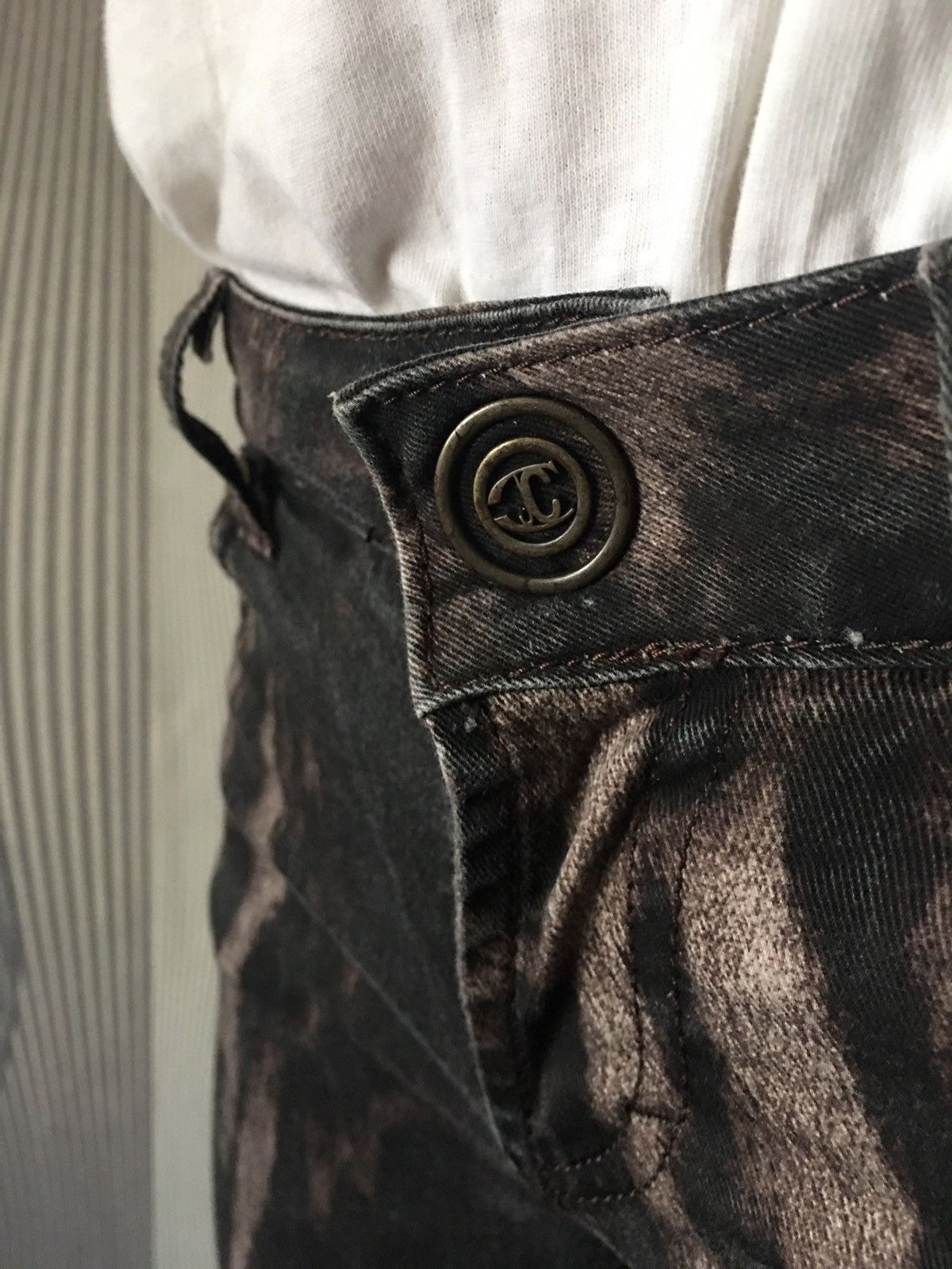 Just Cavalli × Roberto Cavalli Just Cavalli Leopard Design Woman’s Jeans Pants Size EU 38 Size 26" / US 2 / IT 38 - 6 Thumbnail