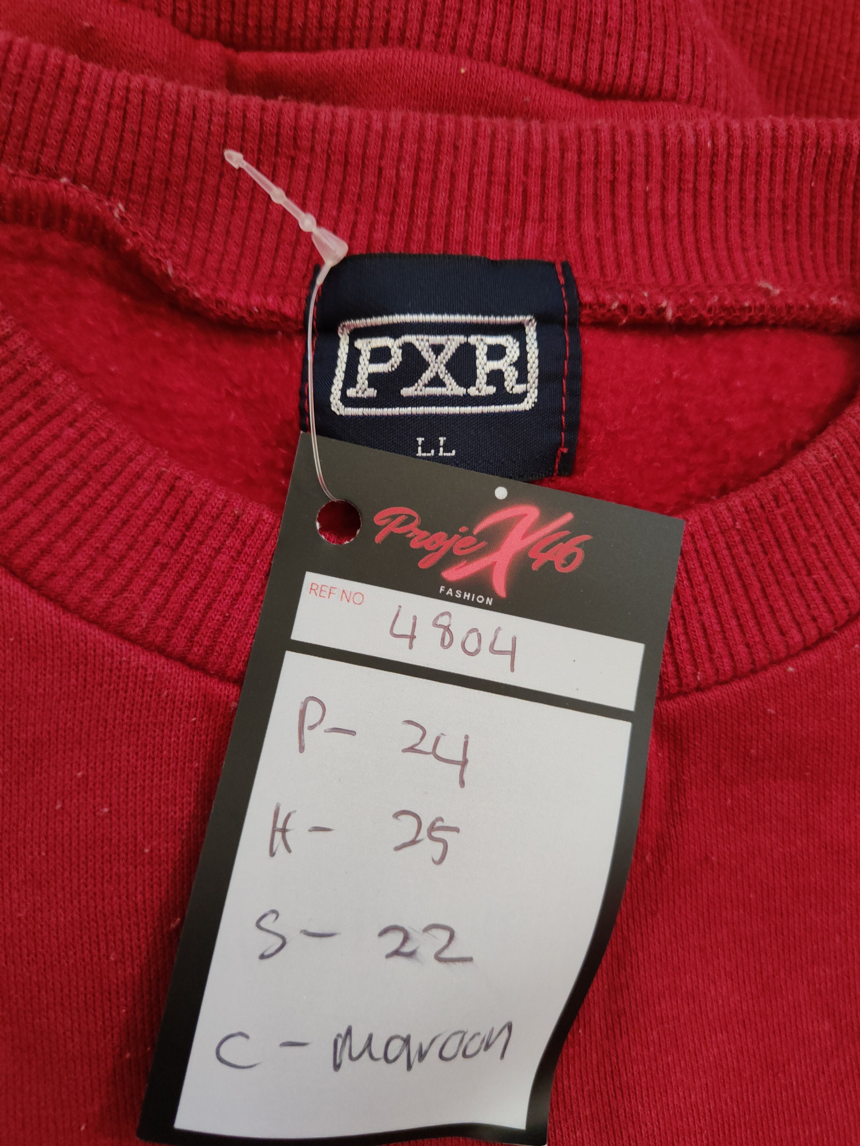 Japanese Brand PXR Double Dragon japan Maroon Sweatshirt #4804 Size US L / EU 52-54 / 3 - 6 Thumbnail